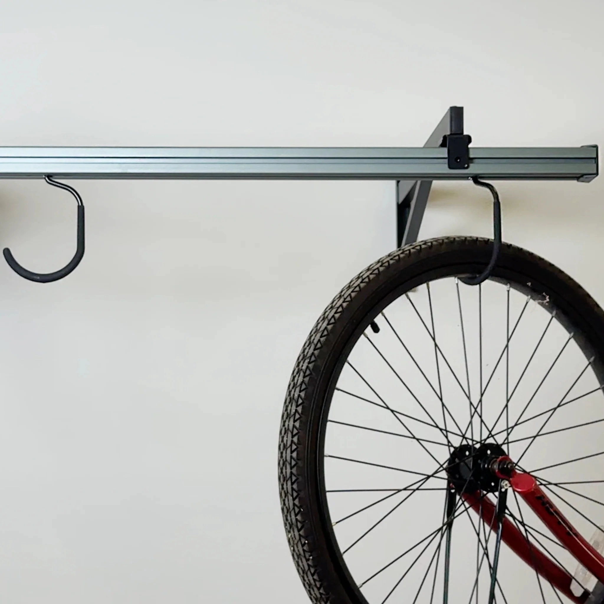 StoreYour CycleSlide Wall Mounted Bike Rack, Holds 1 to 4 Bikes