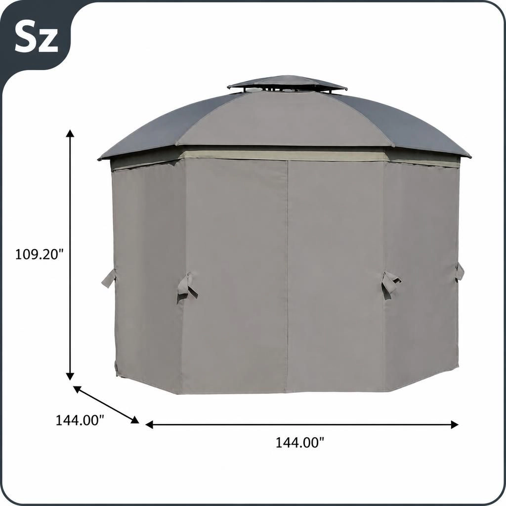 WOW PIONEER 12 x 12 Foot Patio Gazebo