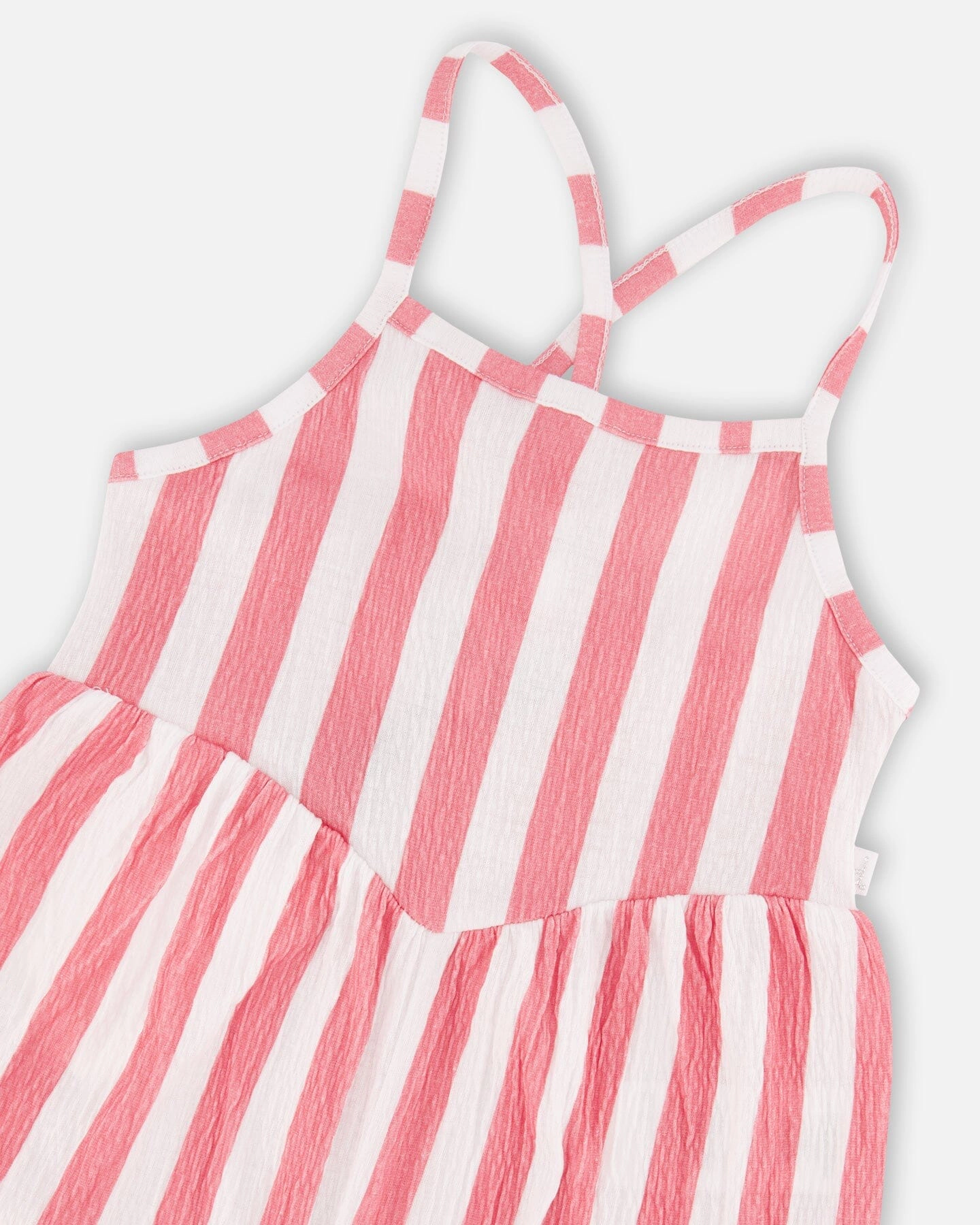 Deux par Girls Crinkle Jersey Jumpsuit and Stripes