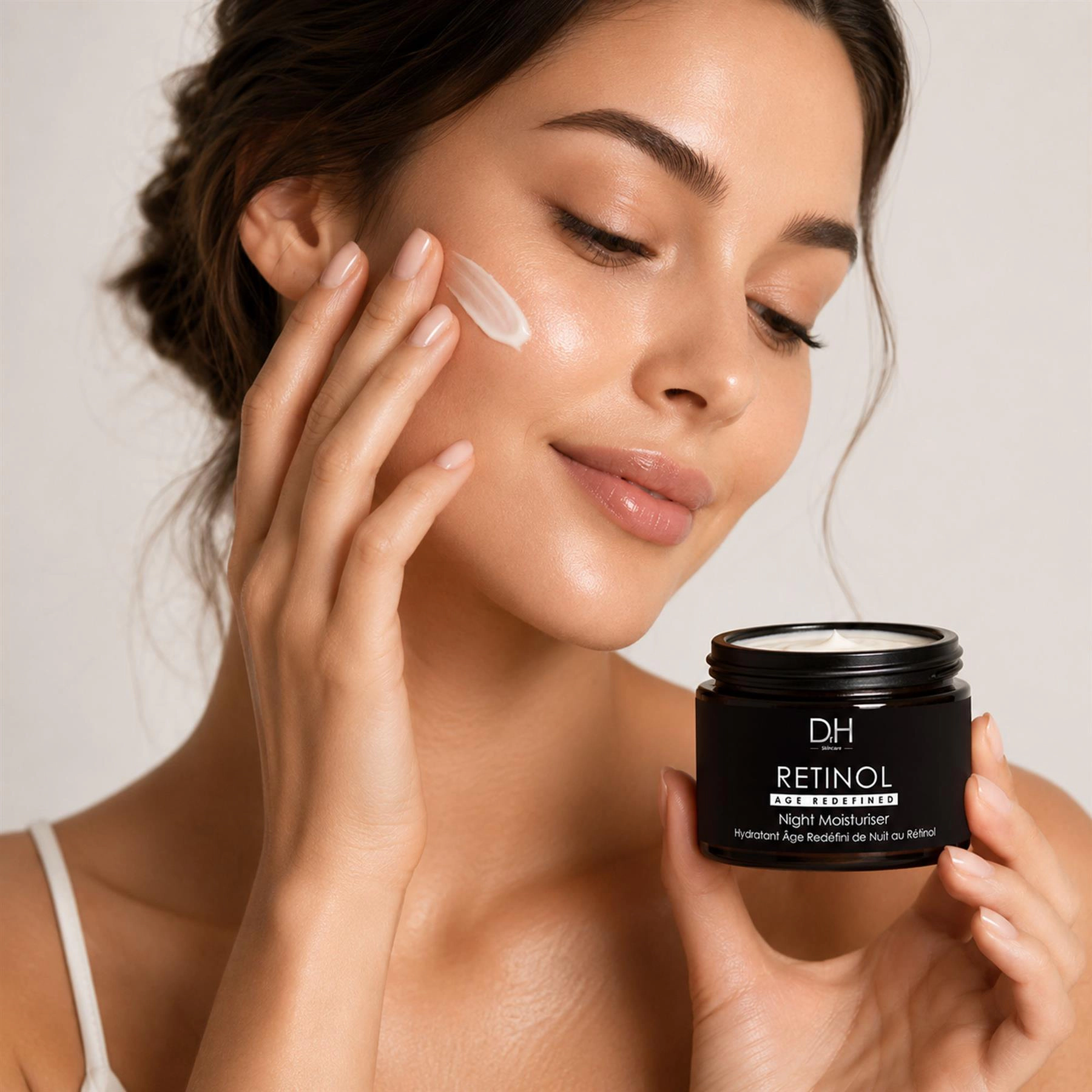 Dr H Retinol Anti-Ageing Night Moisturiser 60ml - Targets Fine Lines, Wrinkles & Loss of Firmness