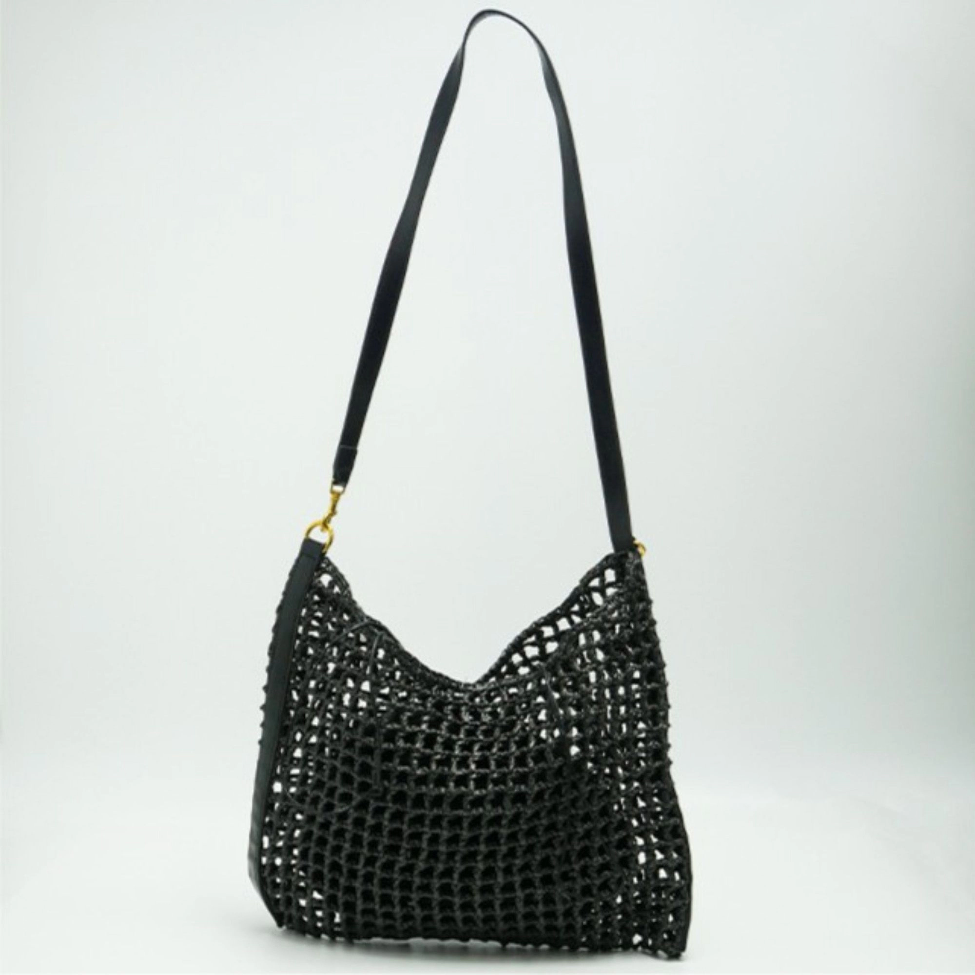 Alilang Women's Handwoven Woven Handbag with Drawstring Interior for Vacation and Beach
