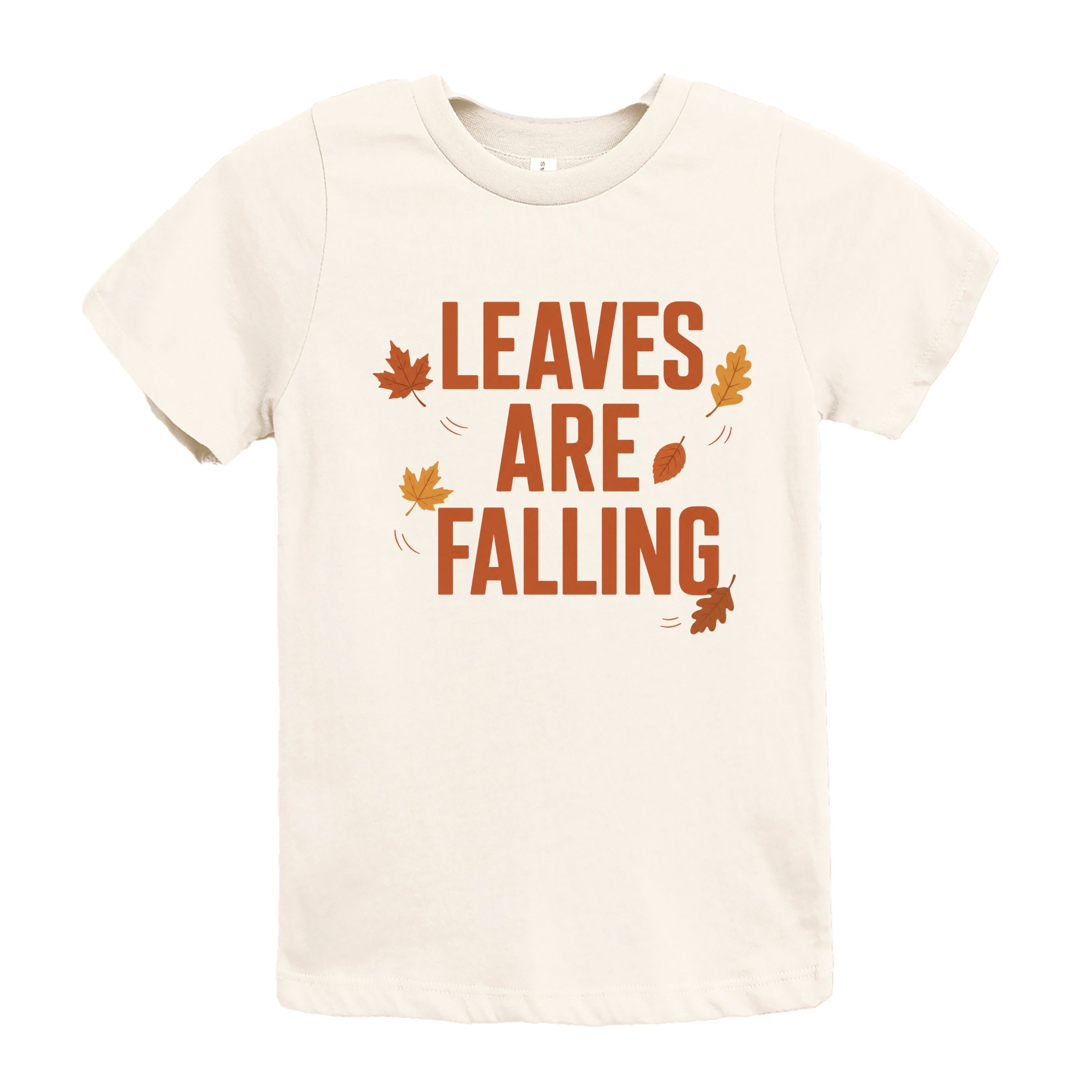 The Juniper Shop - Youth Short Sleeve Graphic T-Shirt Leaves Are Falling Orange