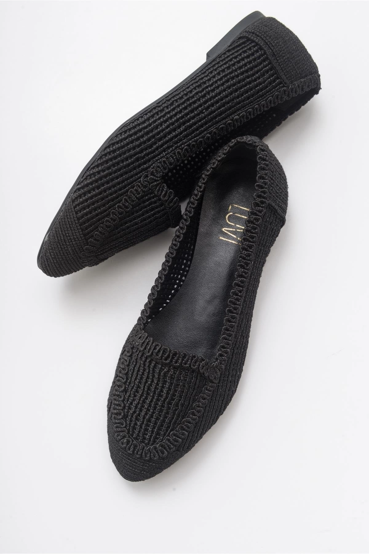 Prologue Shoes Womens Mira Knit Ballet Flat