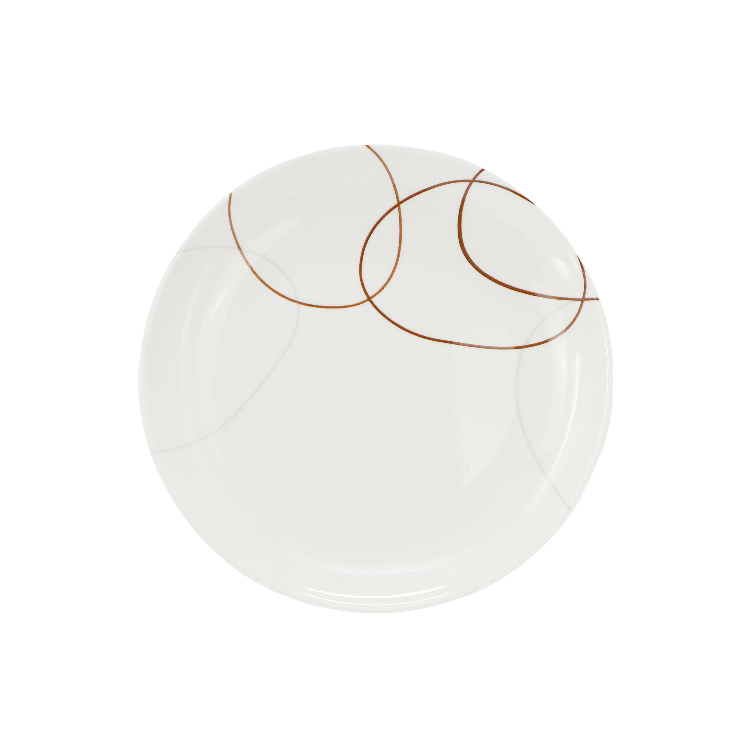 Elama Sydney Piece Porcelain Double Bowl Dinnerware Set