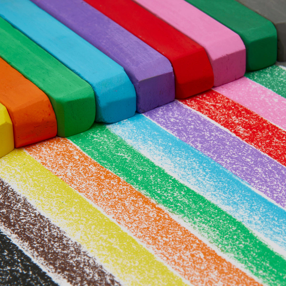 KINGART Soft Square Pastels in Wood Travel Case, 72 Colors