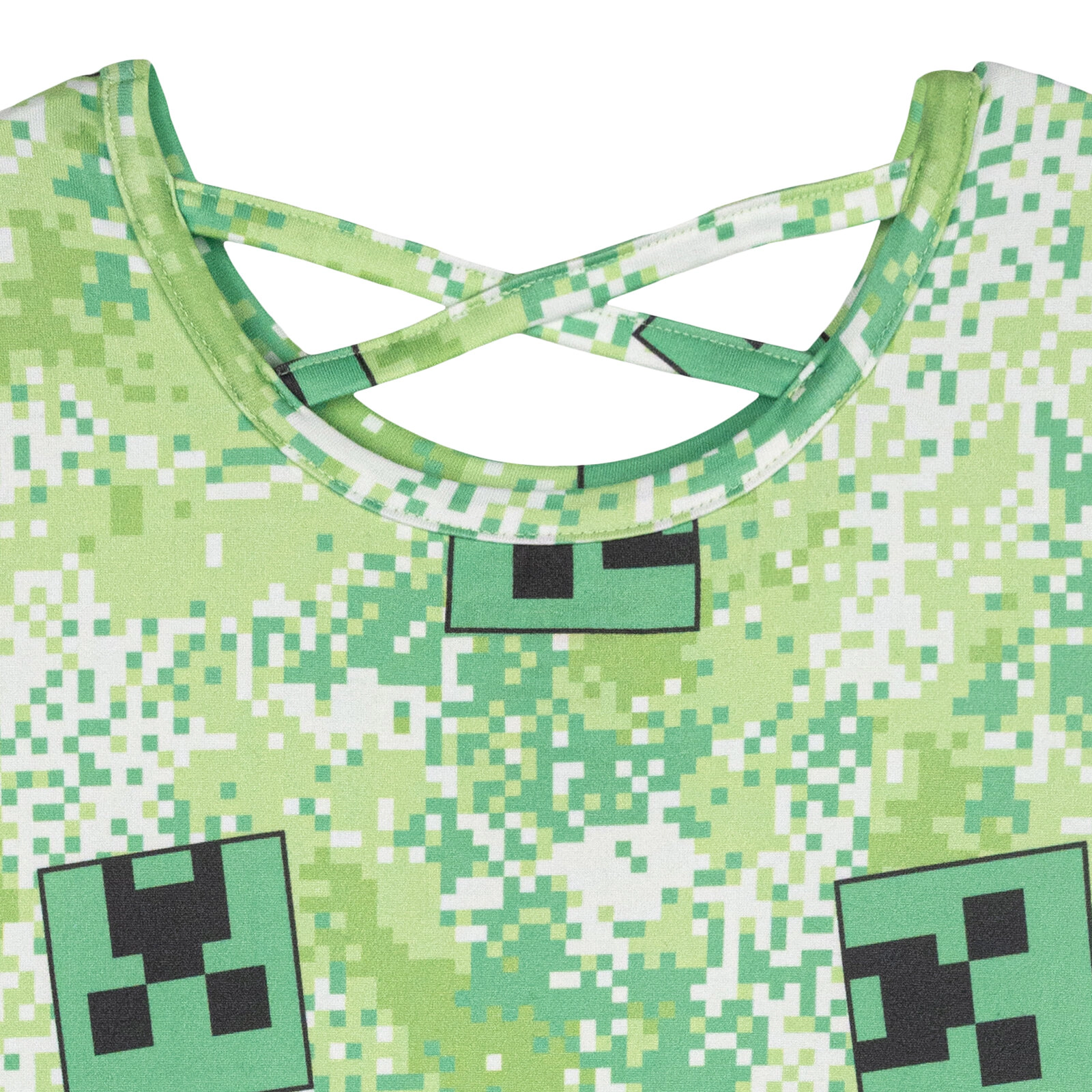 Minecraft Creeper Girls' 2-Pack Skater Dresses