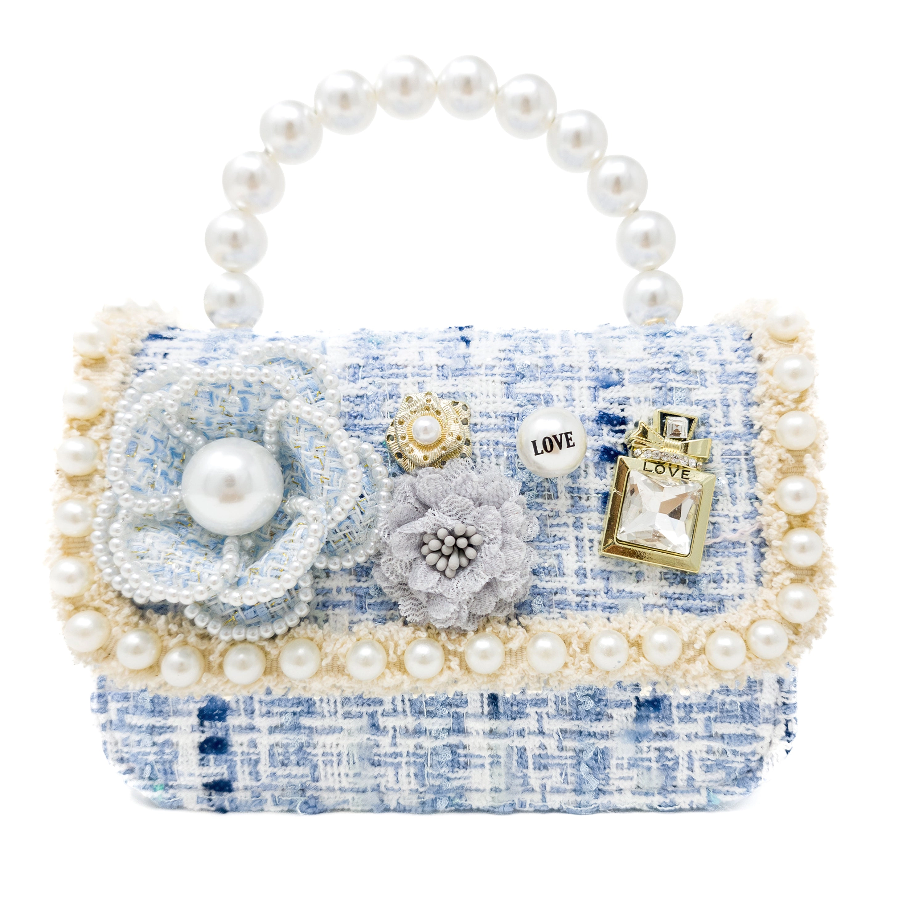 Puttisu Girls Pearl Garden Handbag