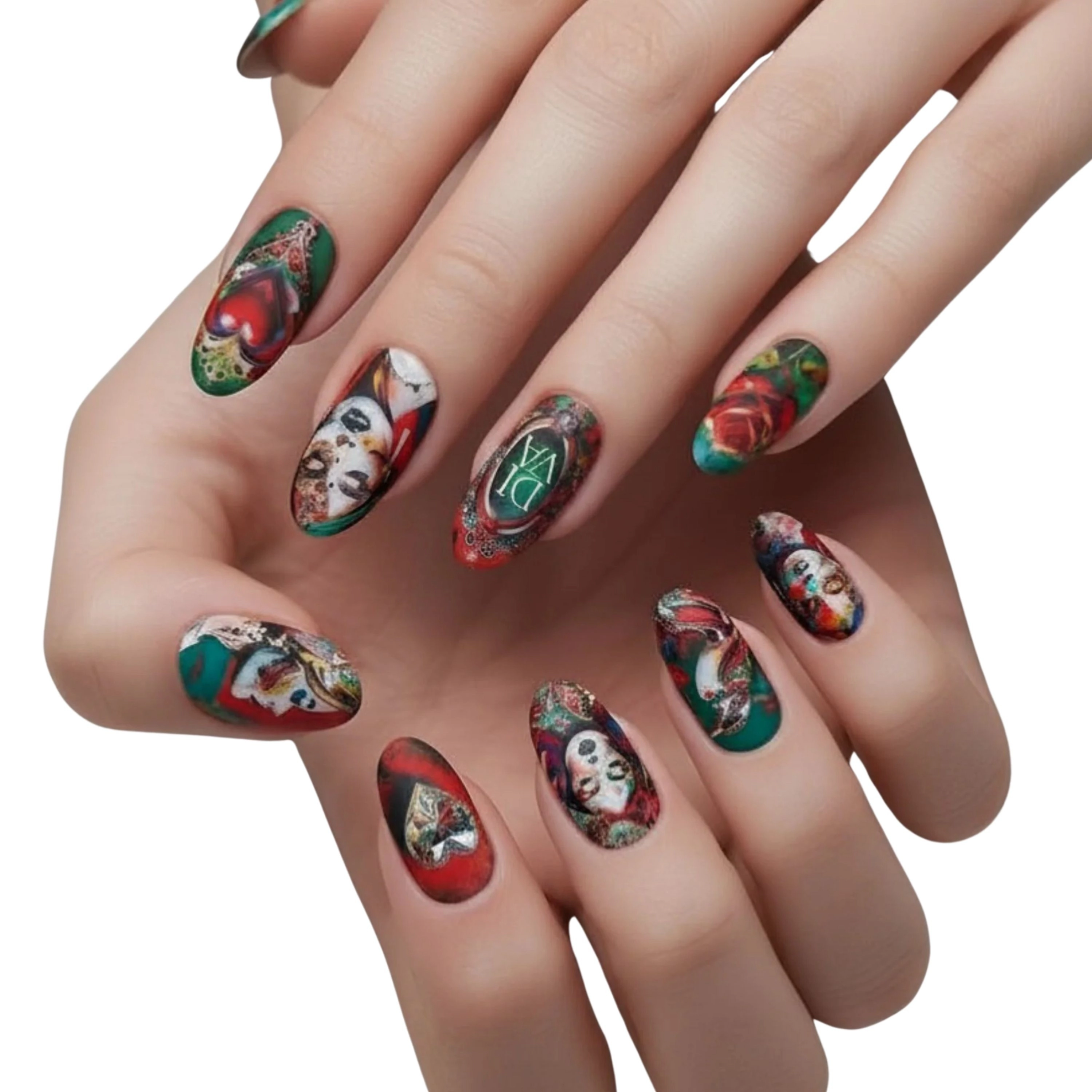 XPNail Women's 2-Pack Bundle of Nail Polish Strips Diva 16ct