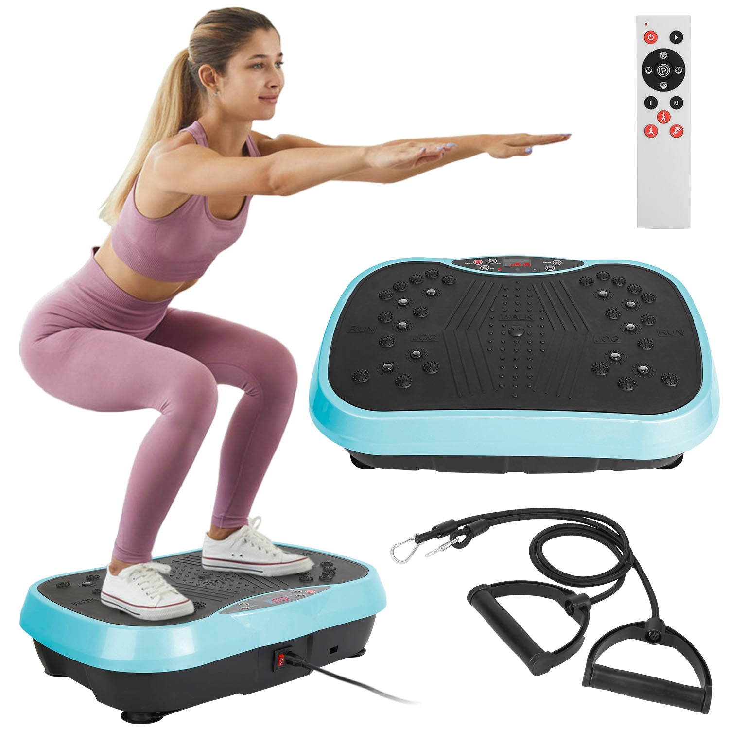GBruno Whole Body Vibration Platform With Bands