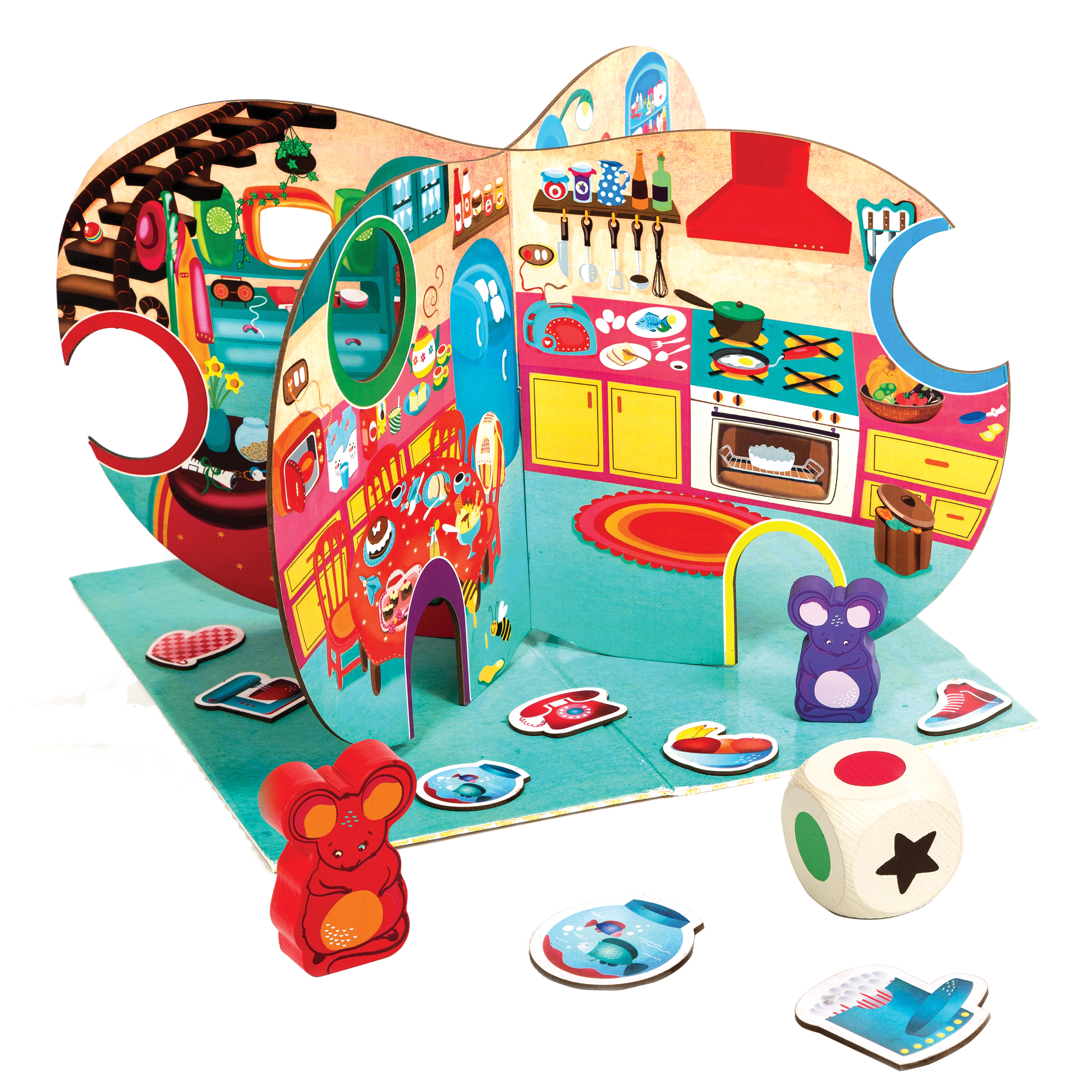 Chalk & Chuckles Tidy Up Matching & Sorting Game - 1-2 Players