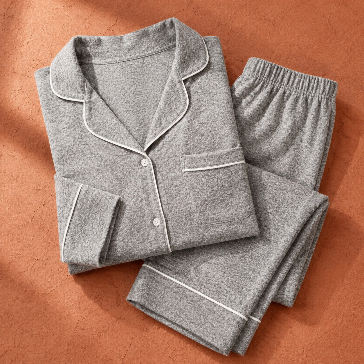 WZK Womens 2-Piece Ultra Soft Button Down Lounge Pajama Set