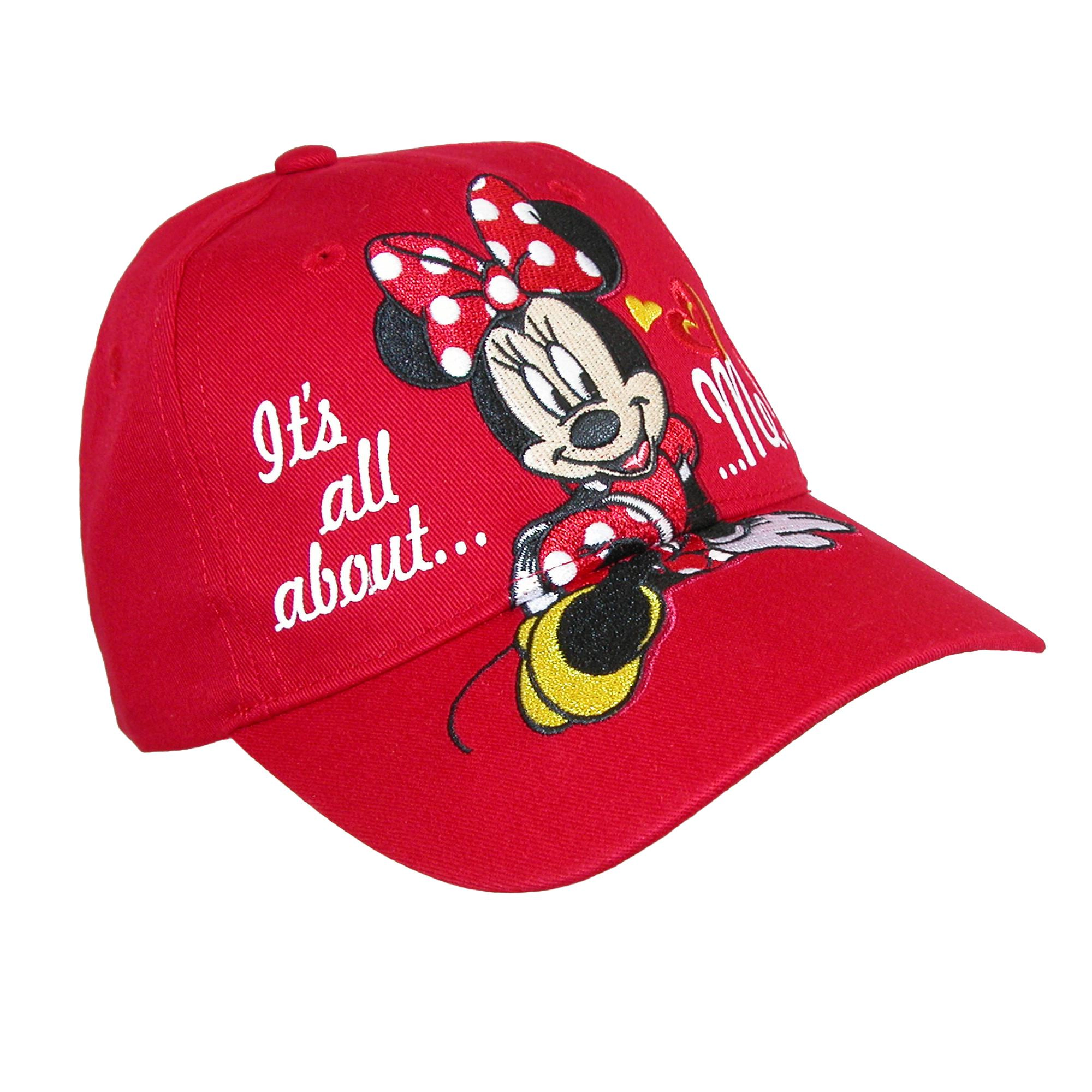 Disney Girls' It's All About Me Minnie Mouse Baseball Cap