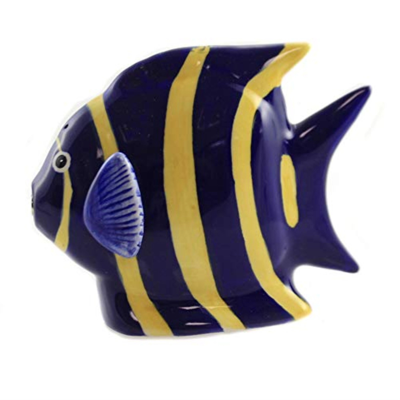 Pacific Giftware Angel Fish Magnetic Ceremic Salt and Pepper Shakers