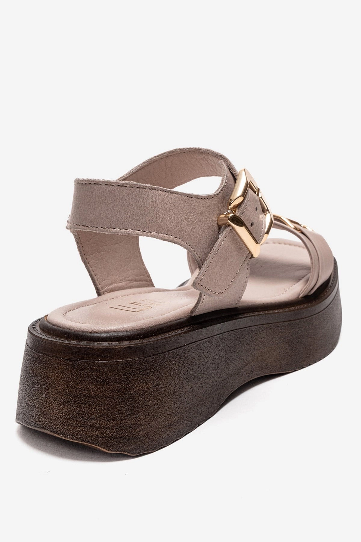 Forever & Always Womens Lone Leather Platform Sandals