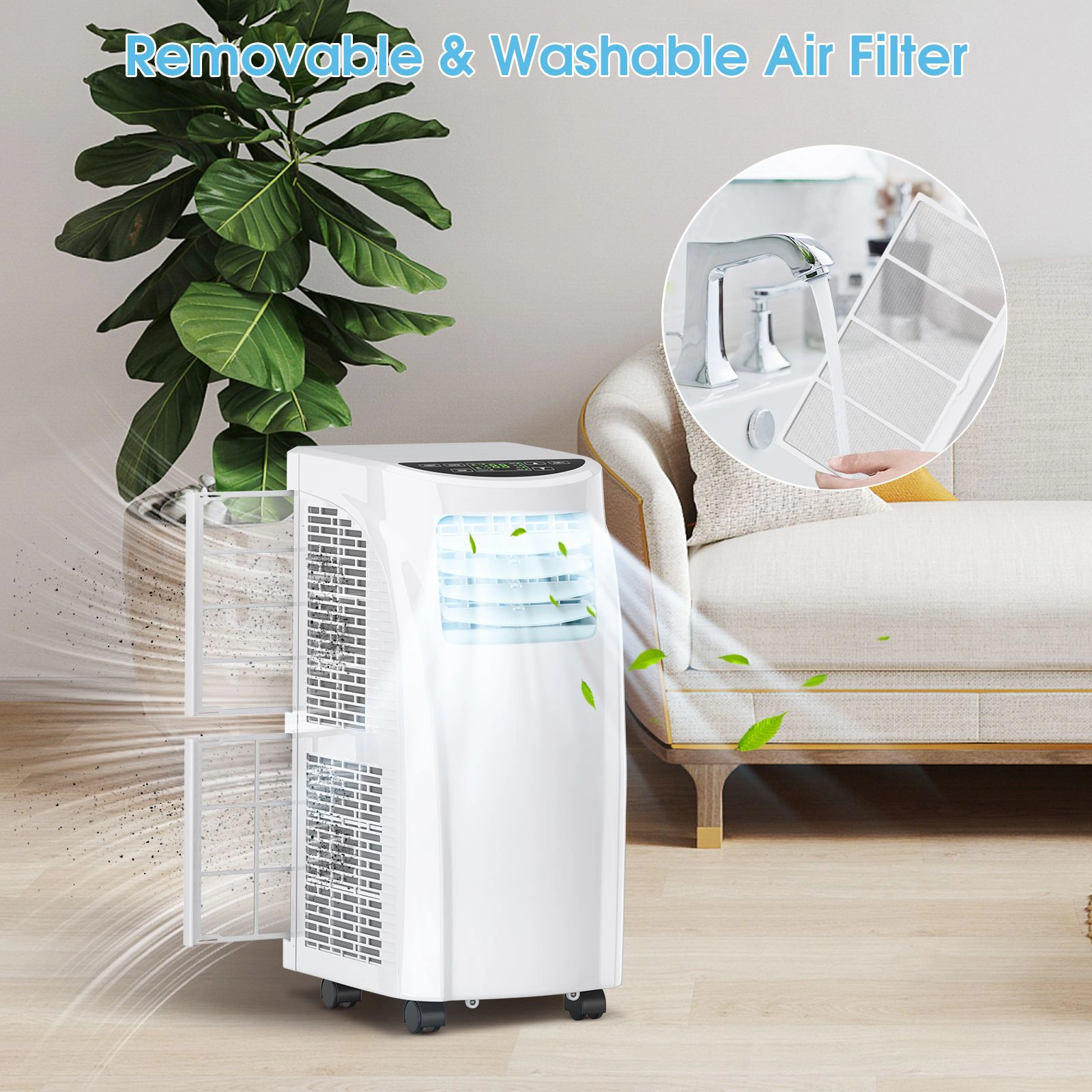 SlickBlue Unisex Portable 8000 BTU Air Conditioner