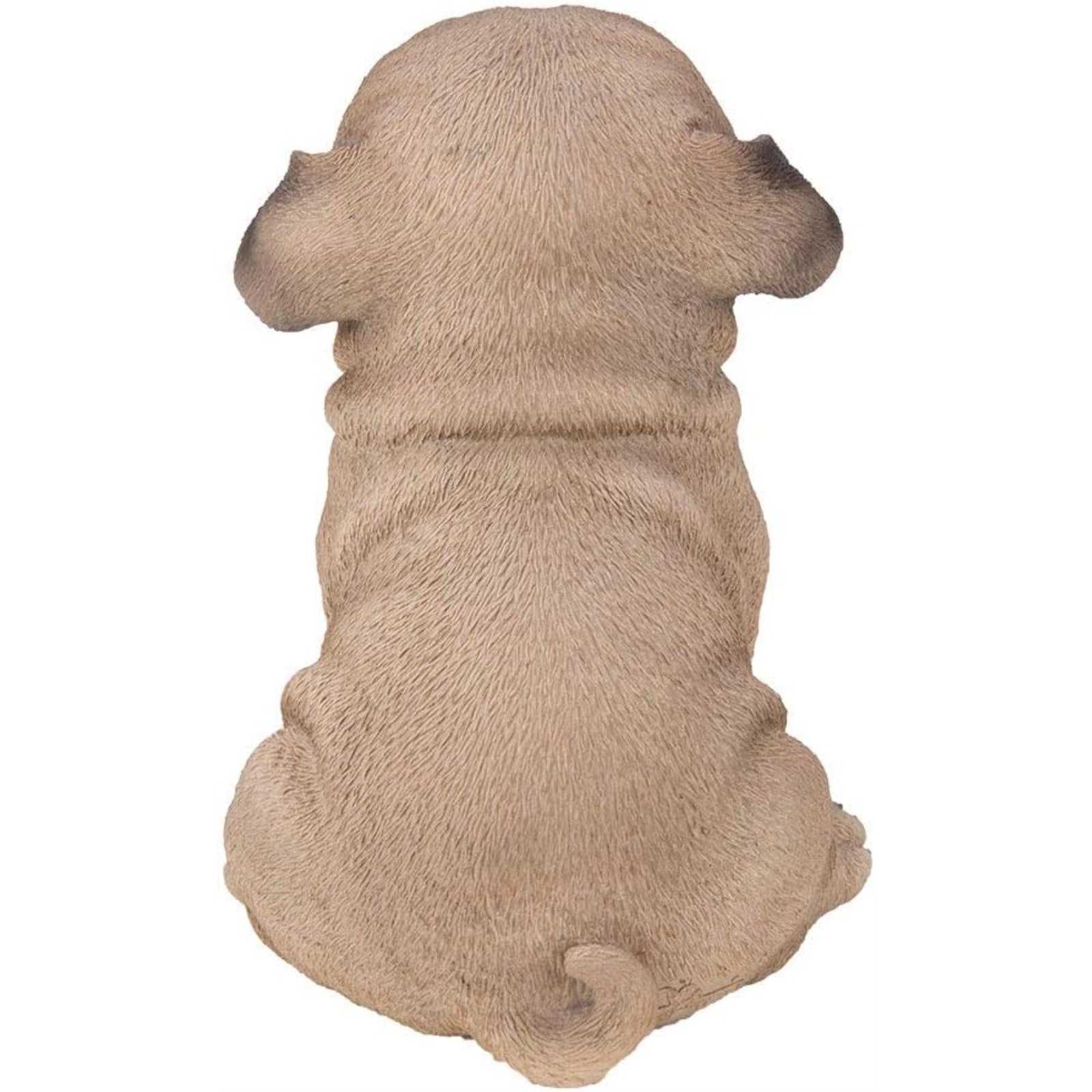 Pacific Giftware Realistic Animal Sitting Pug Puppy Collectible Home Decor Figurine 5.7 Inch Brown