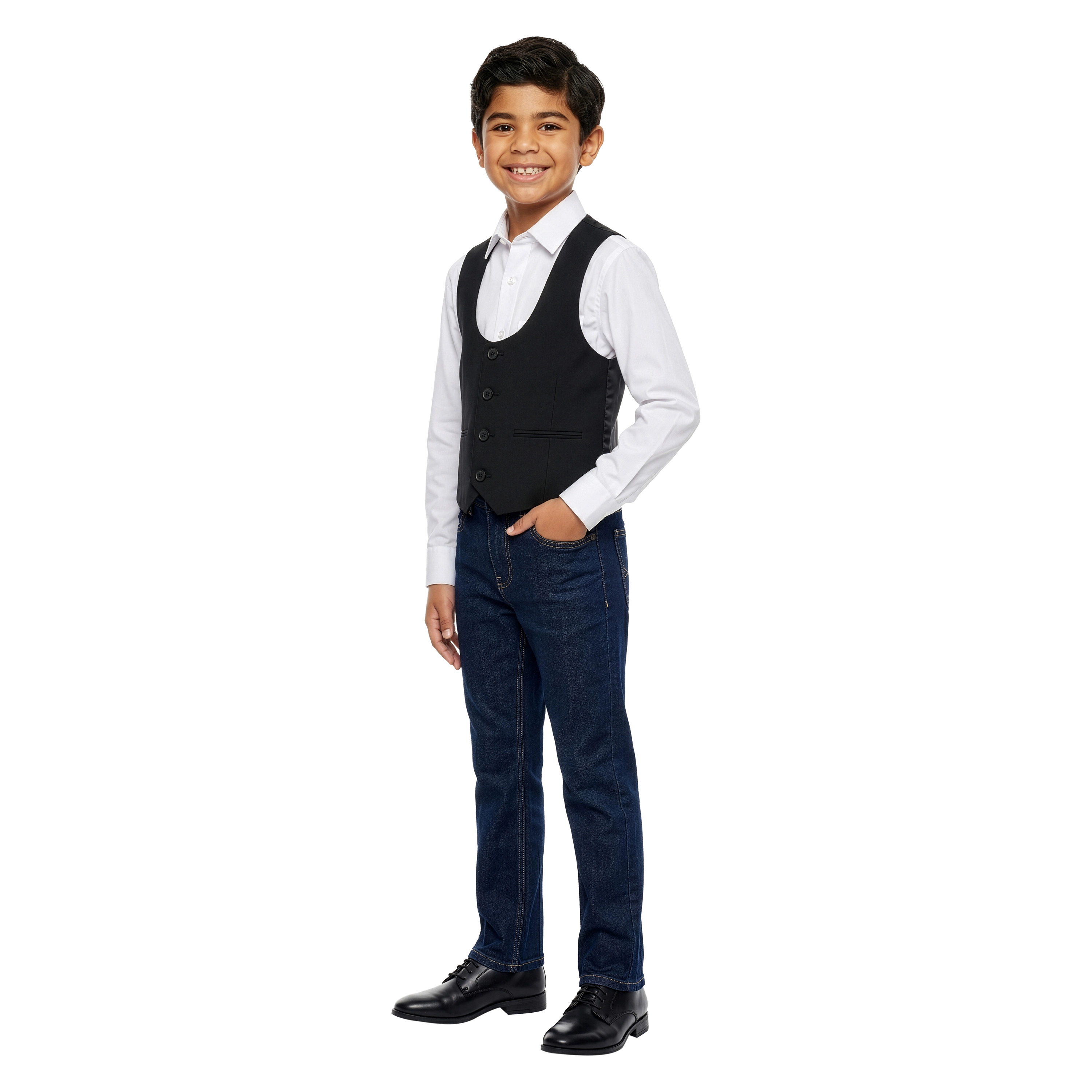 Zegarie Little & Big Boys Tailored Fit Suit Separates Vest Only