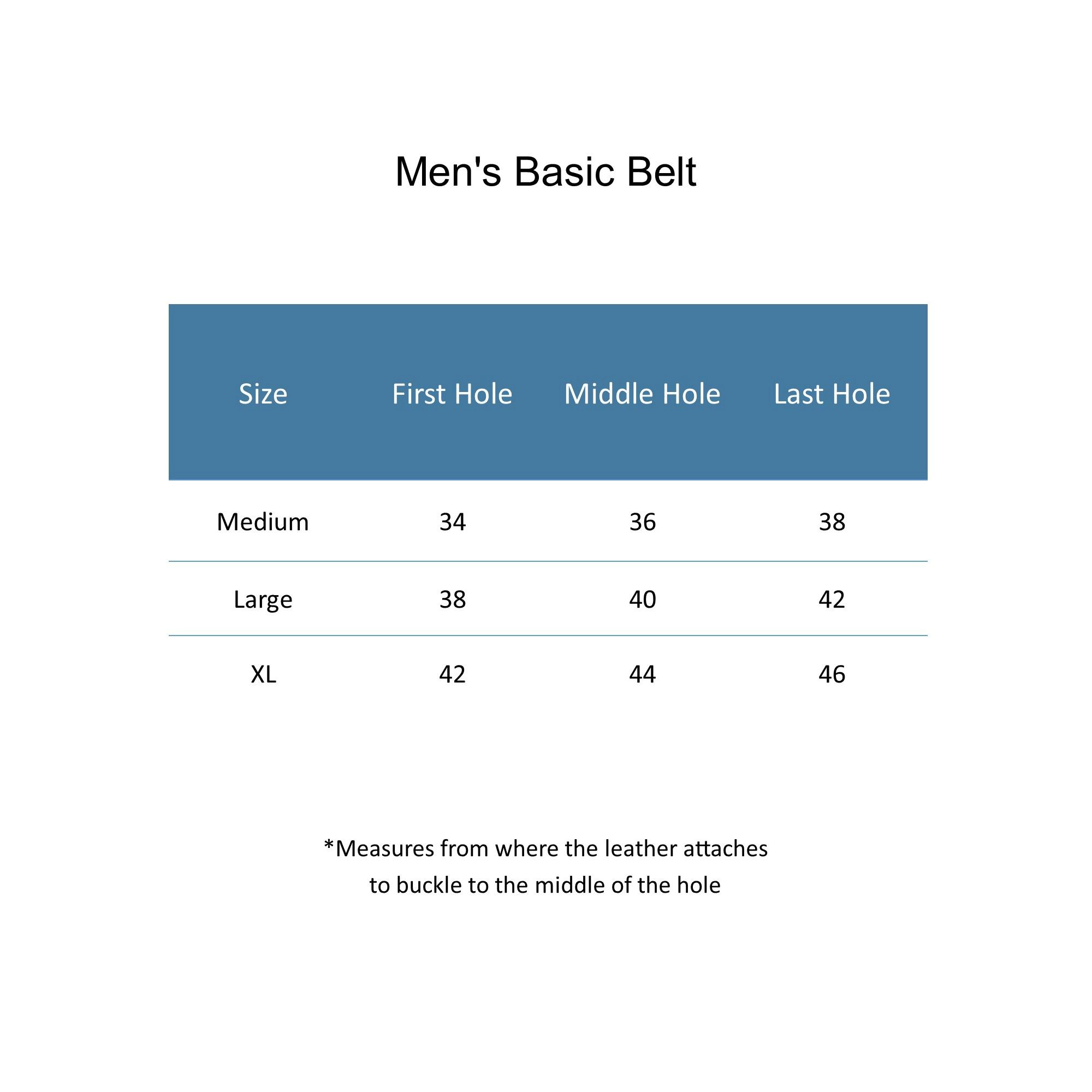 CTM Men's 1 1/8 Inch Wide Basic Dress Belt