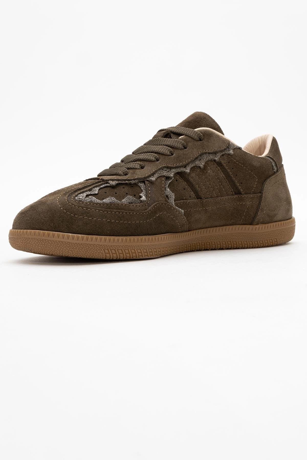 Forever & Always Womens Shiva Suede Leather Sneakers
