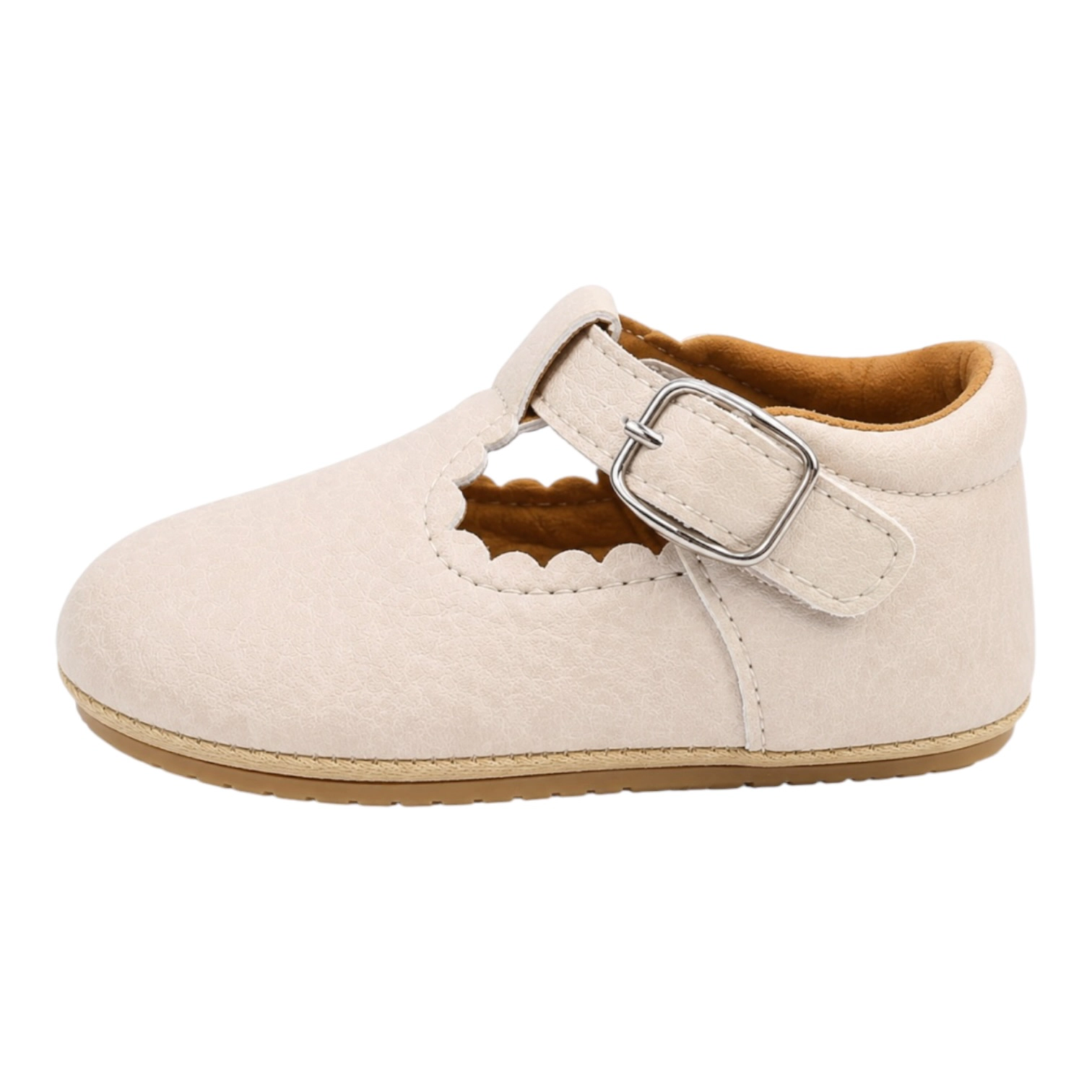 Laurenza's Baby Girls Hard-Sole Mary Janes