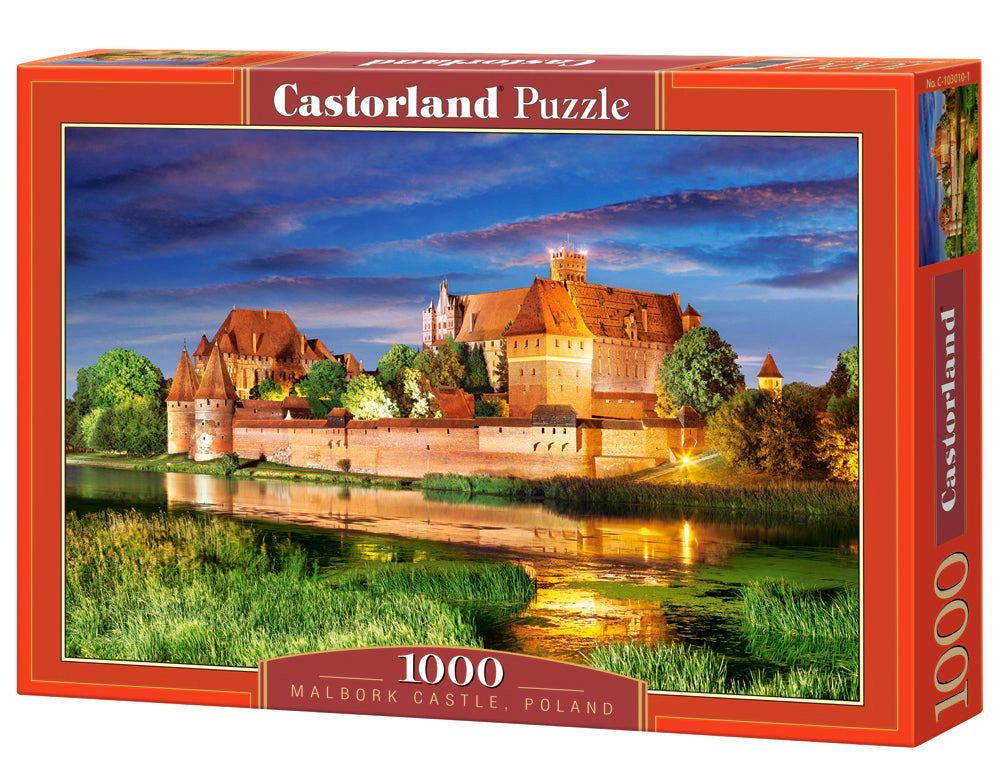 CASTORLAND 1000 Piece Jigsaw Puzzles, Malbork Castle, Poland, Monastic knighthood' Castle, Adult Puzzle, C-103010-2