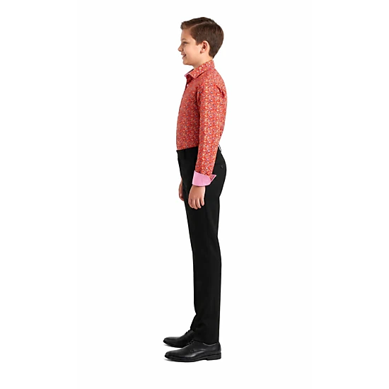 Elie Balleh Boys Slim Fit Paisley Print Shirt