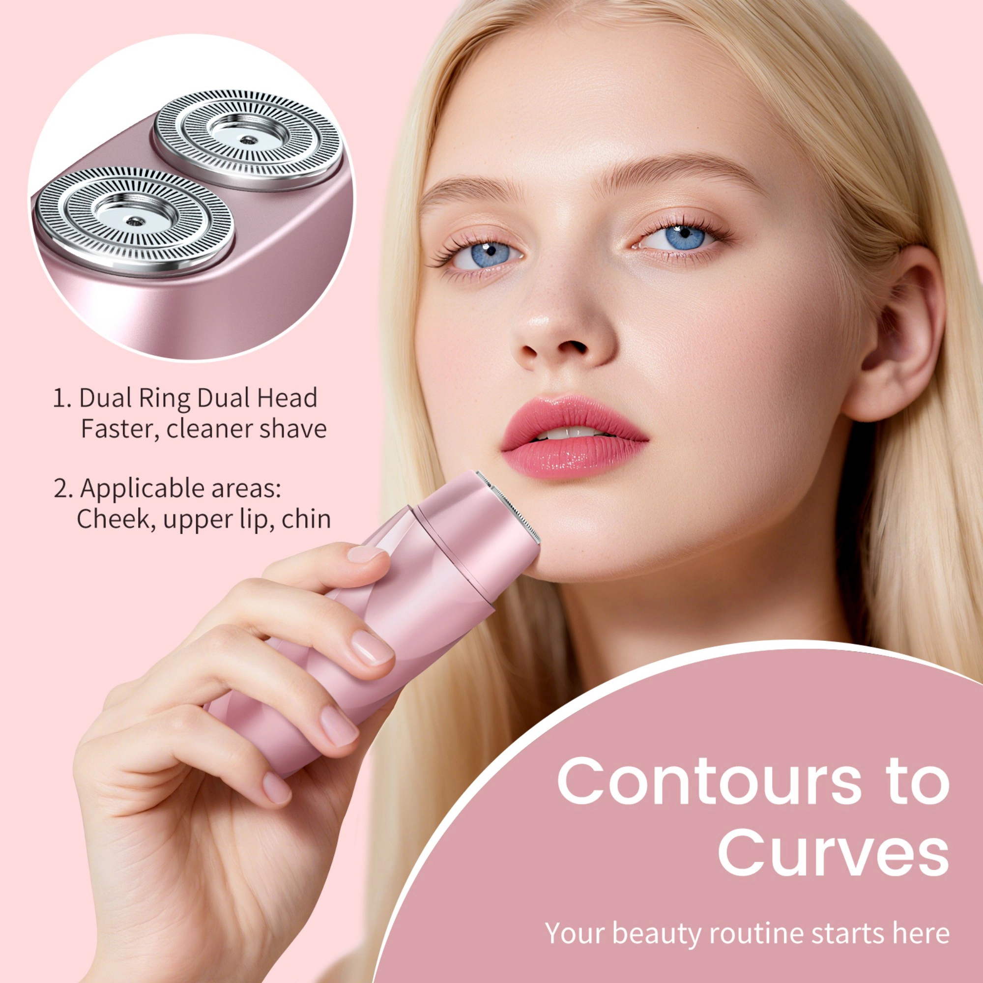 A And I Womens 3-in-1 Body & Facial Wet & Dry Electric Shaver