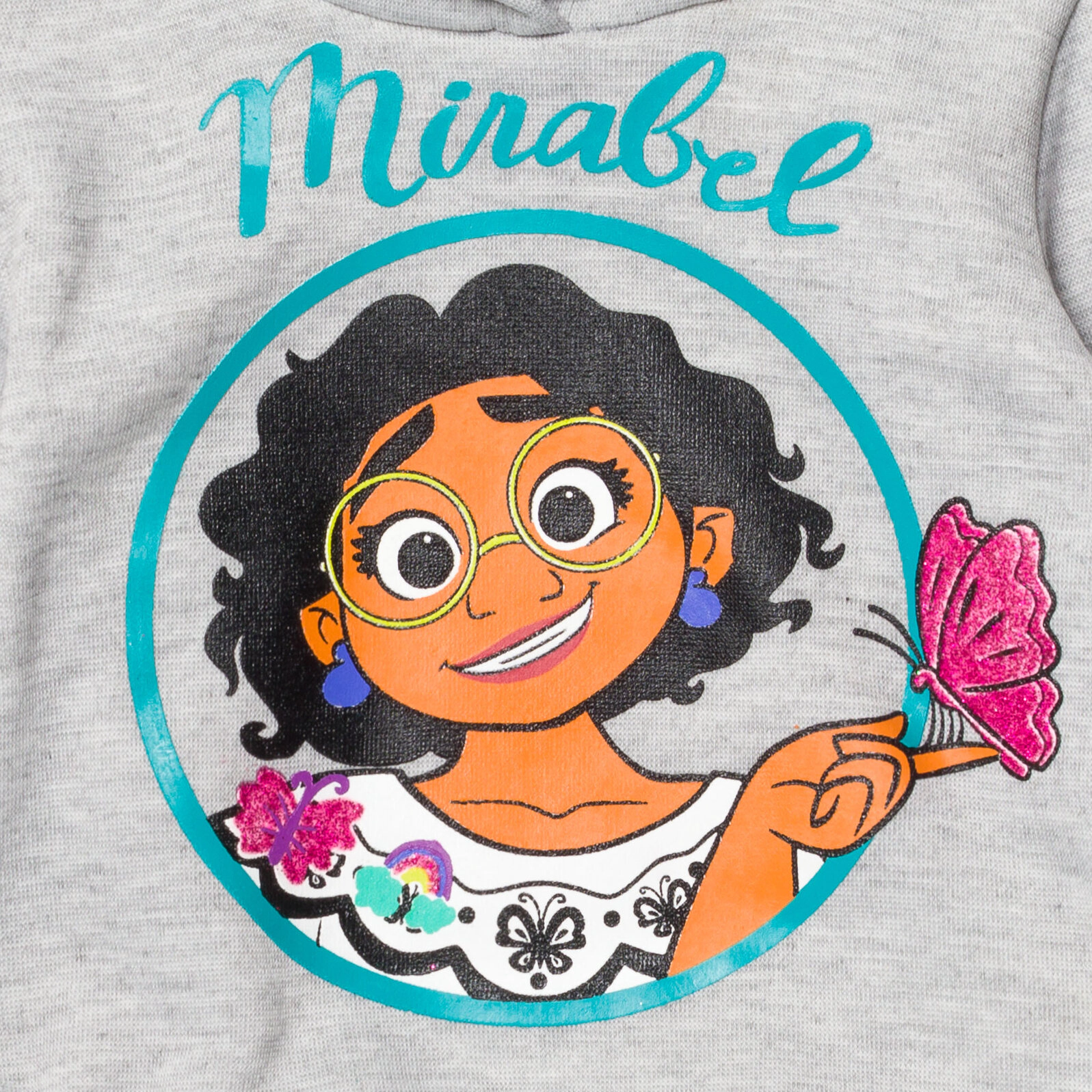 Disney Encanto Mirabel Girls' 2-Piece Fleece Hoodie and Leggings Set