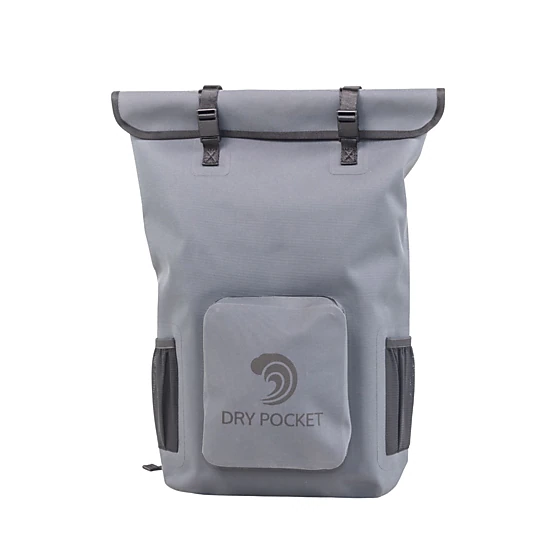 Dry Pocket magnetic double lock, auto-sealing, waterproof, scent proof, and floating backpack dry bag