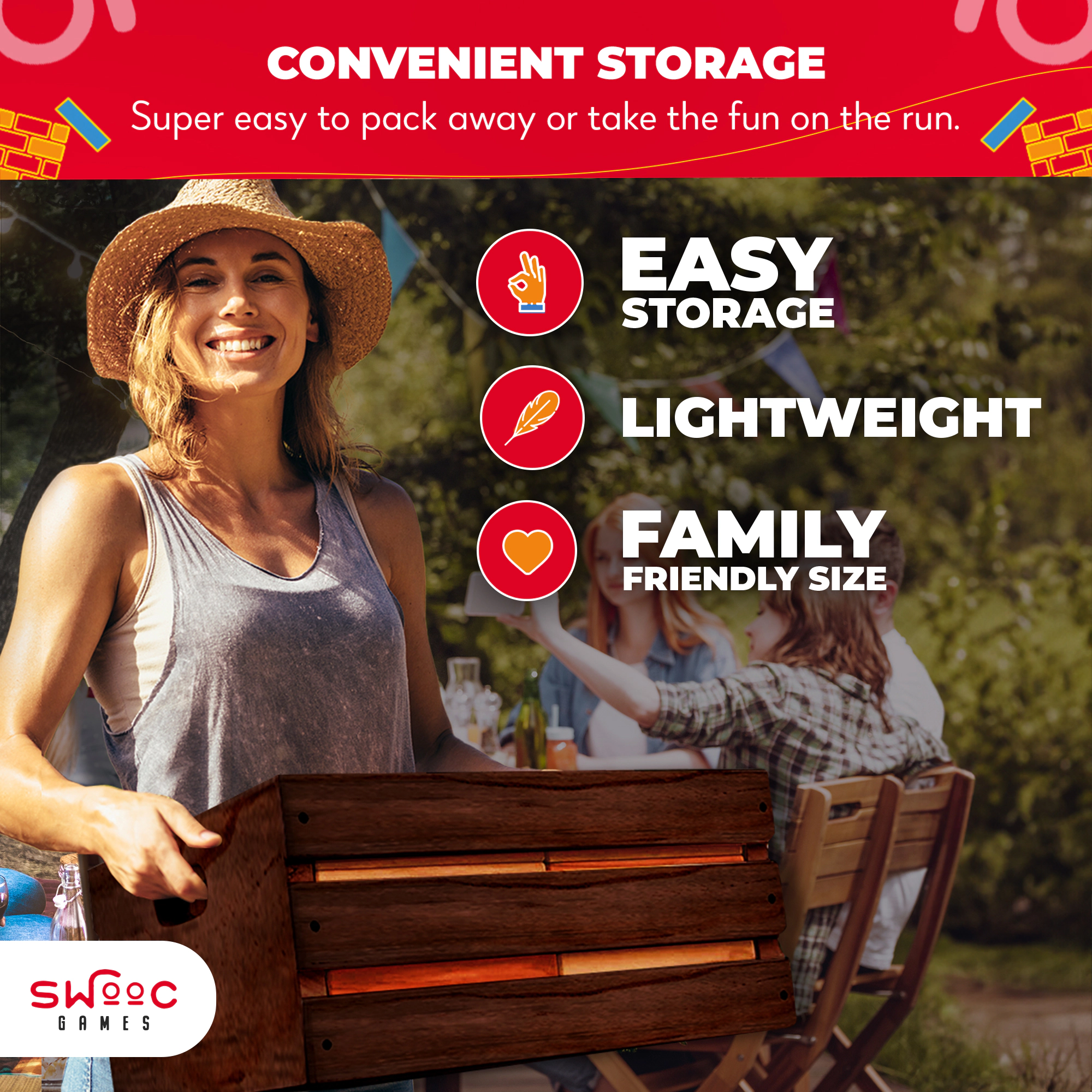 Swooc Games | Reclaimed Wood Giant Tower Game