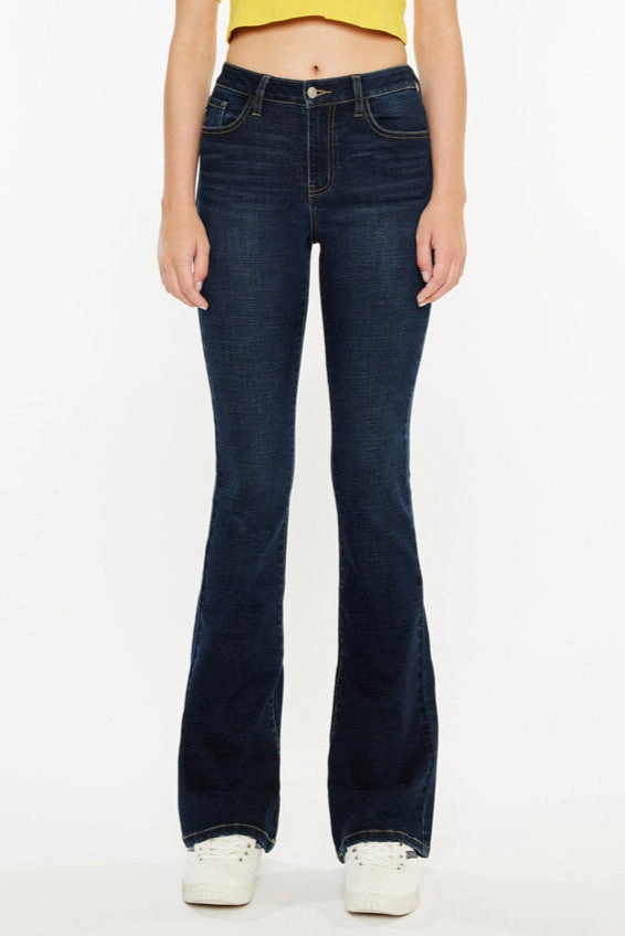 KanCan Women's Essentials High Rise Bootcut Jeans Avery