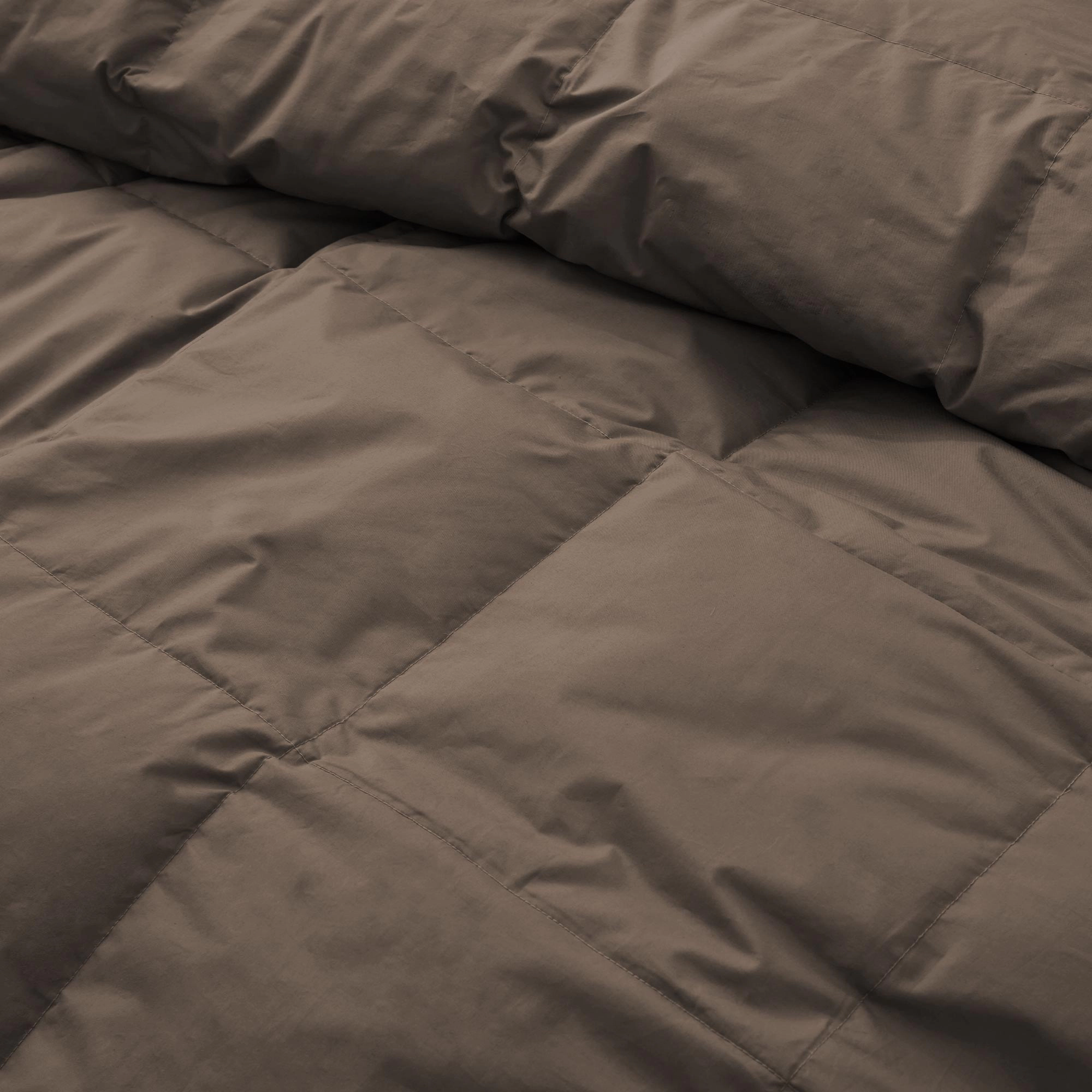 Unikome 300 TC Organic Cotton Goose Down Feather Fiber Comforter for Luxurious All Season Comfort