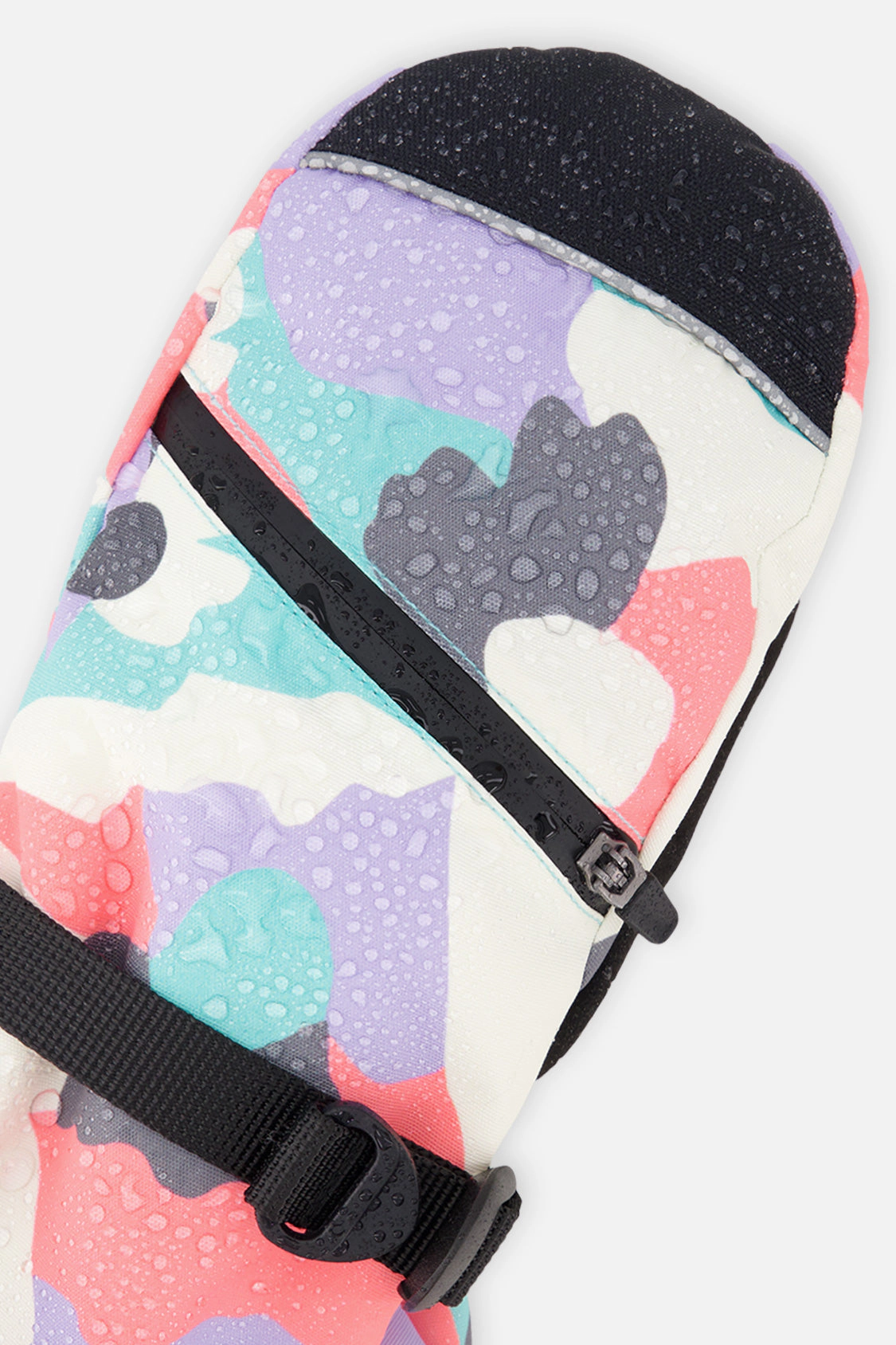 Deux par Girls Teknik Camouflage Print Cordura-Reinforced Winter Mittens