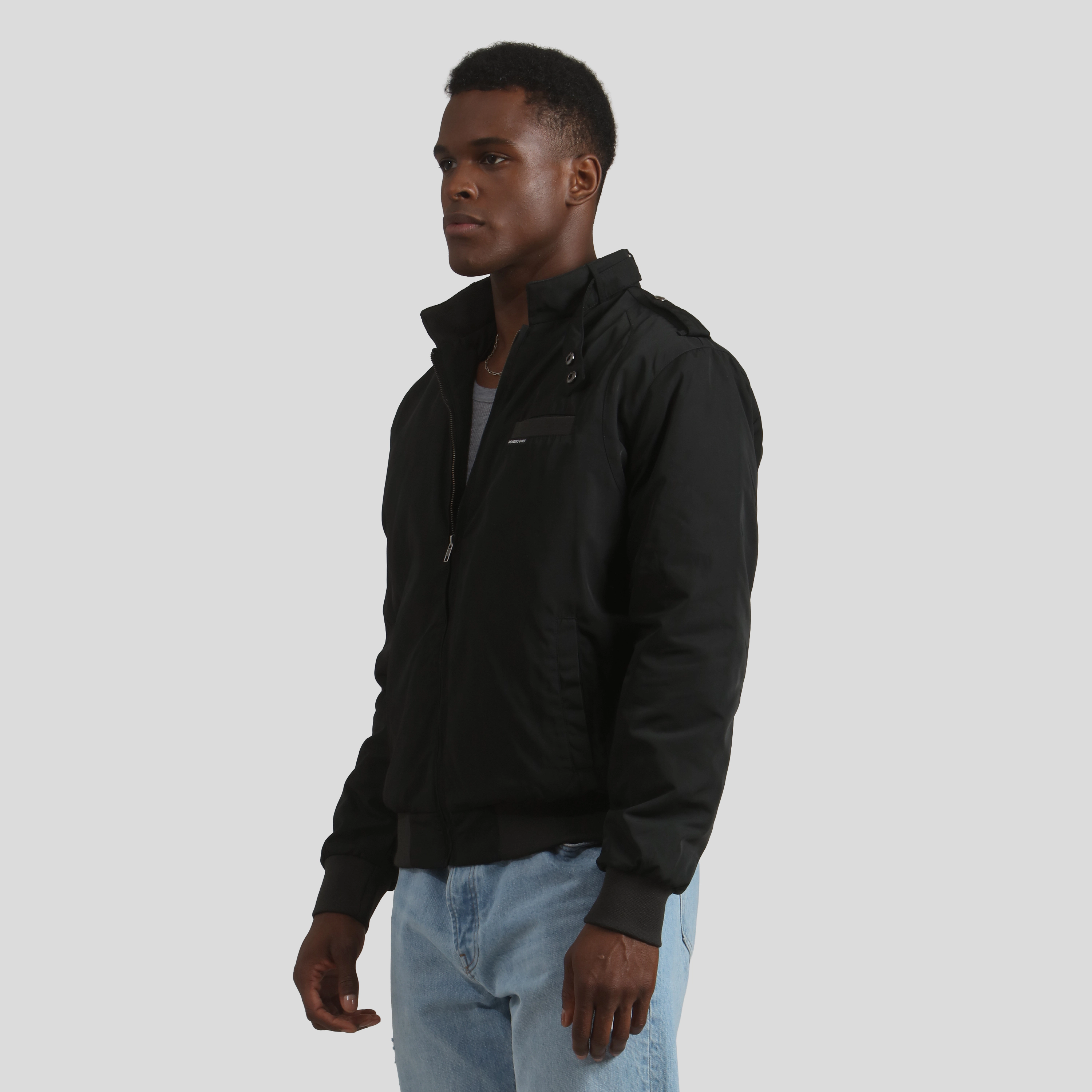 Members Only Men's Iconic Racer Quilted Lining Jacket