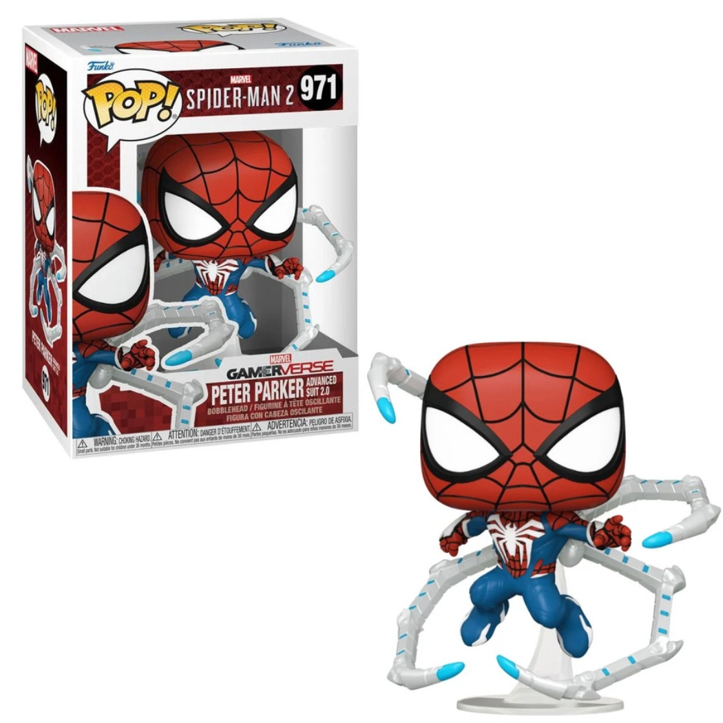 Funko Pop! Gamerverse: Spiderman 2 Peter Parker Advanced Suit 2.0 #971