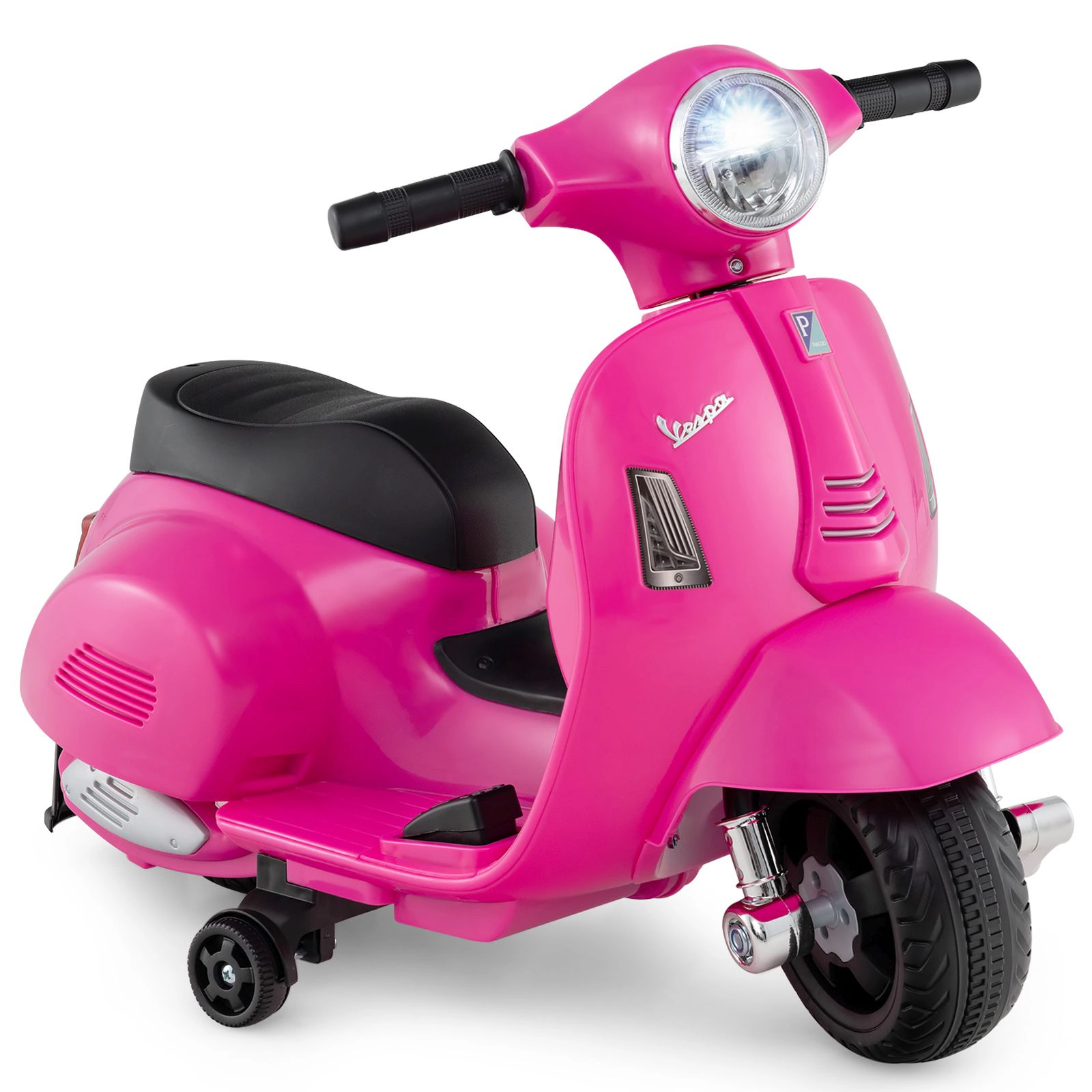 SlickBlue 6V Battery Powered Toddler Ride On Bike with Horn Sound and Foot Pedal