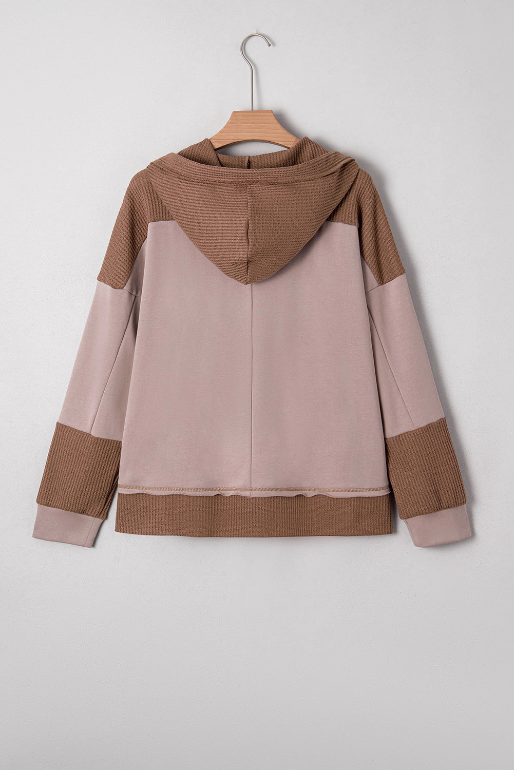 Threaded Pear Women's Alessia Exposed Seam Casual Hoodie