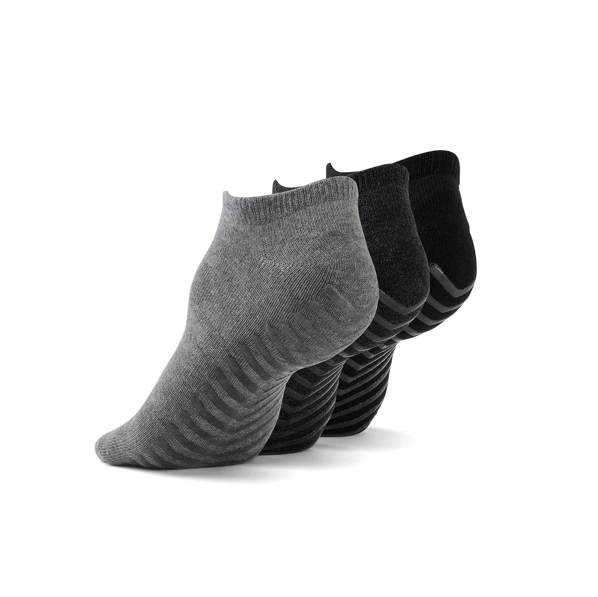 Gripjoy Women's Low Cut Socks with Grips (Pack of 3)