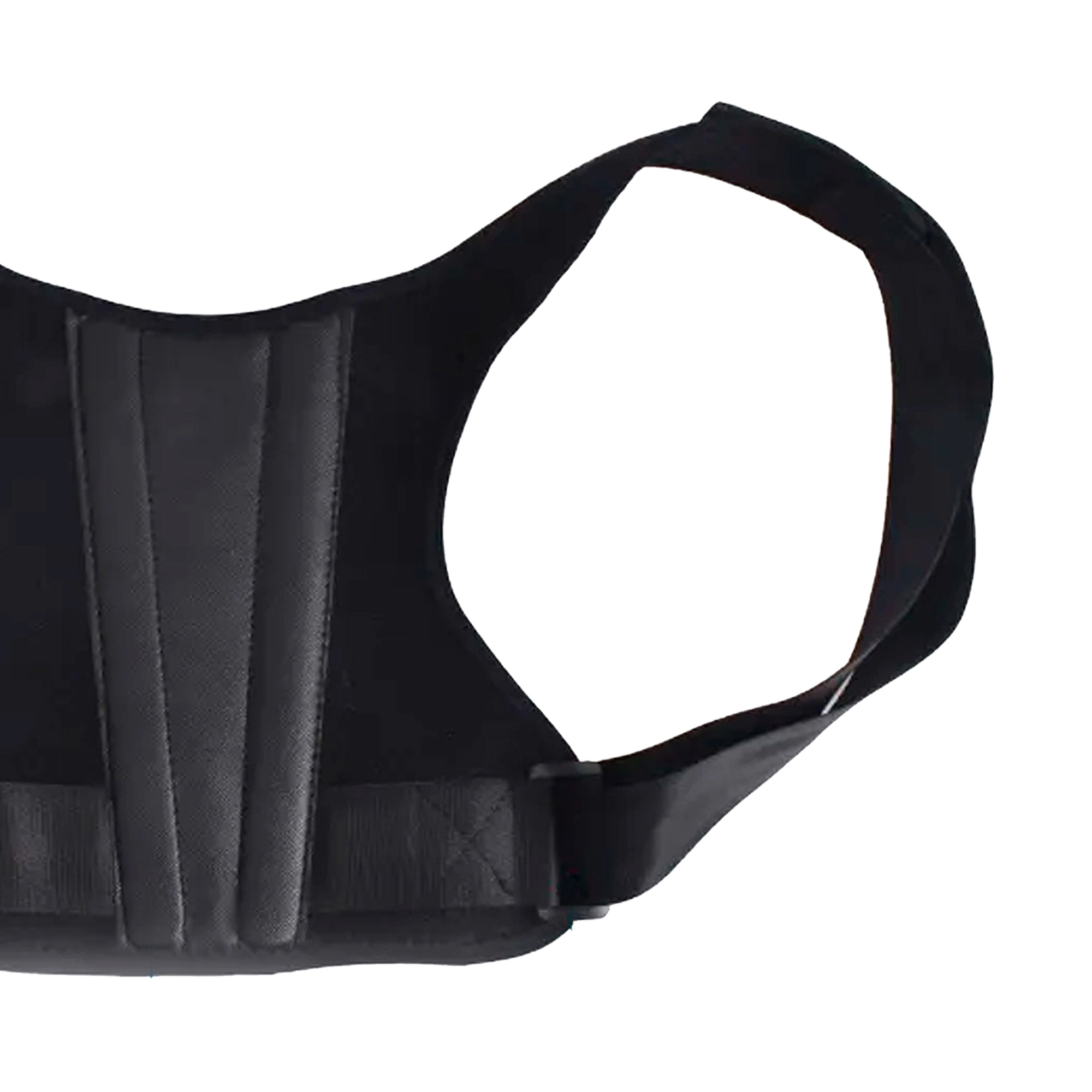 Pursonic Unisex Adjustable Back Support Posture Corrector Brace with Shoulder Alignment Bar