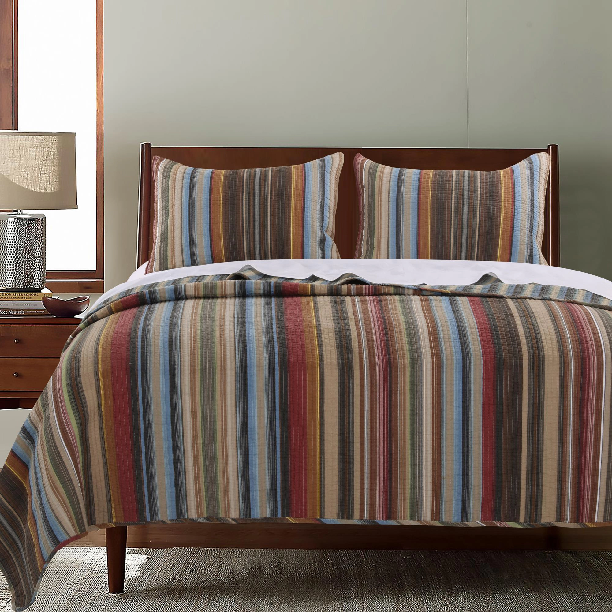 Greenland Home Fashion Durango Quilt Set 3 Piece