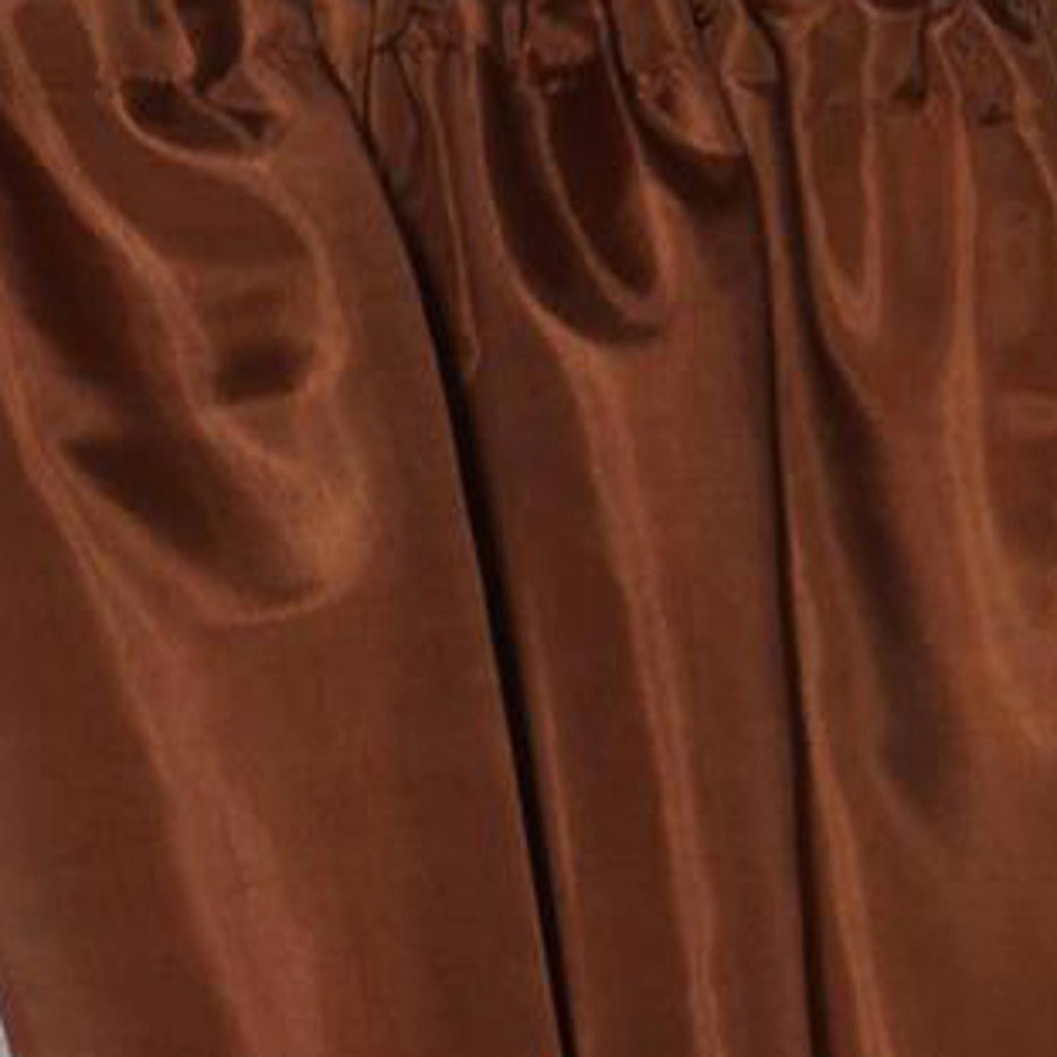 Carnation Home Fashions Polyester Fabric Window Curtain - Spice 34x54"