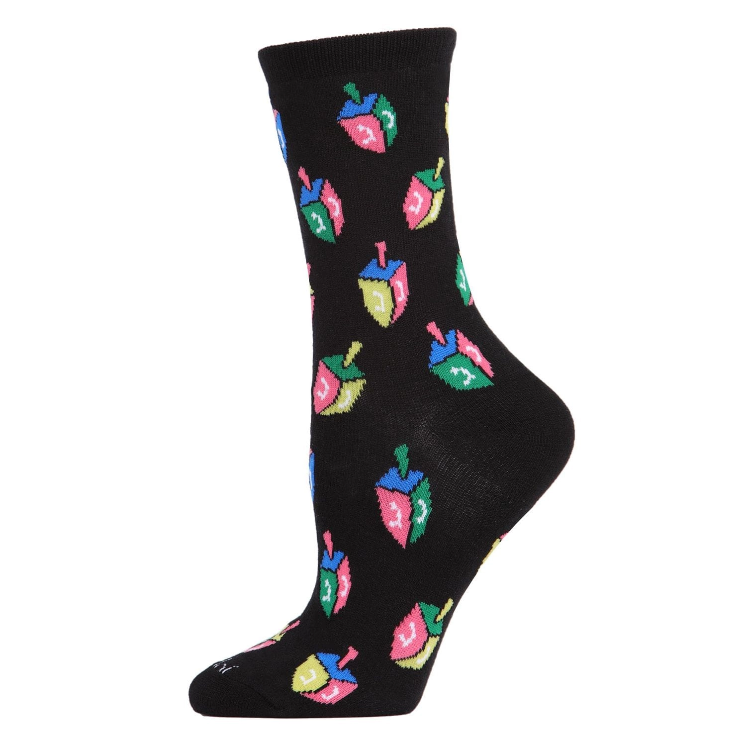 MeMoi Women's Dreidel Holiday Crew Socks