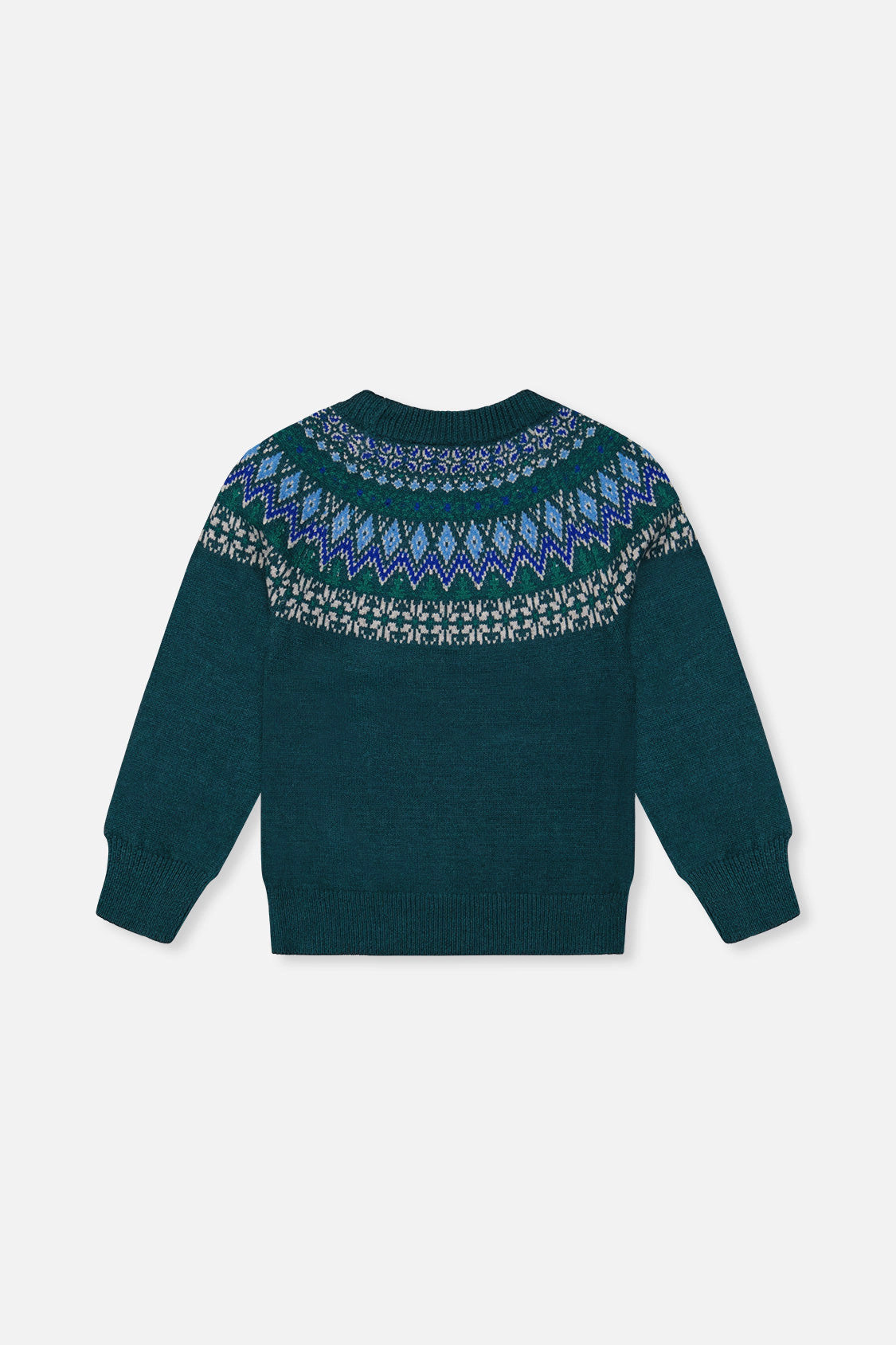 Deux par Boys Nordic Jacquard Knit Sweater