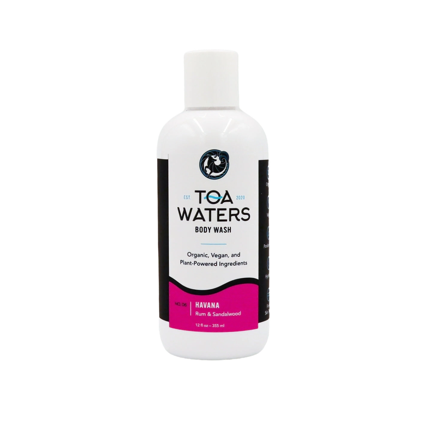 TOA Waters Unisex Body Wash - Havana - Rum and Sandalwood