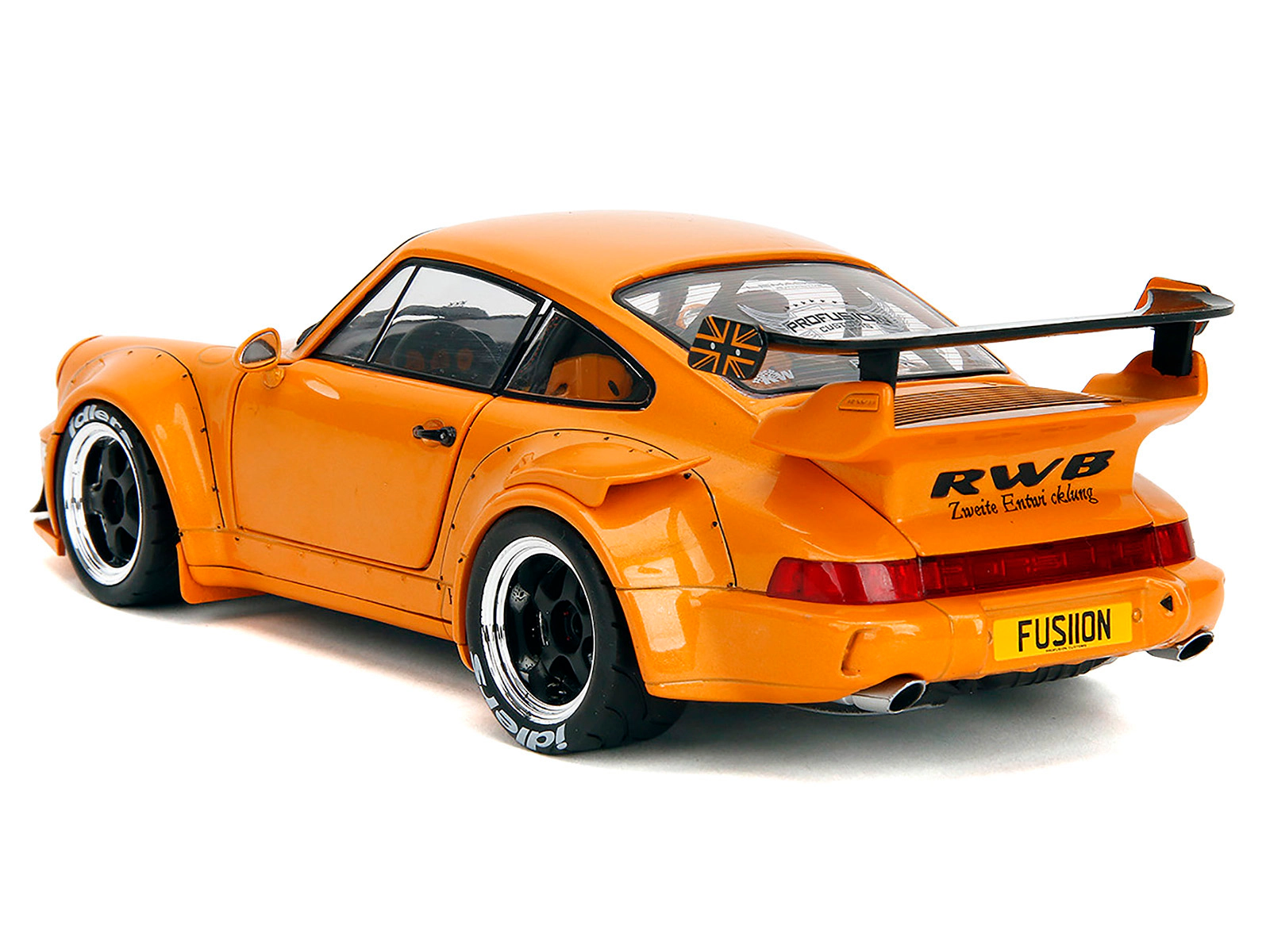Jada RWB Bodykit "Hibiki" Orange Metallic "Pink Slips" Series 1/18 Diecast Model Car by Jada