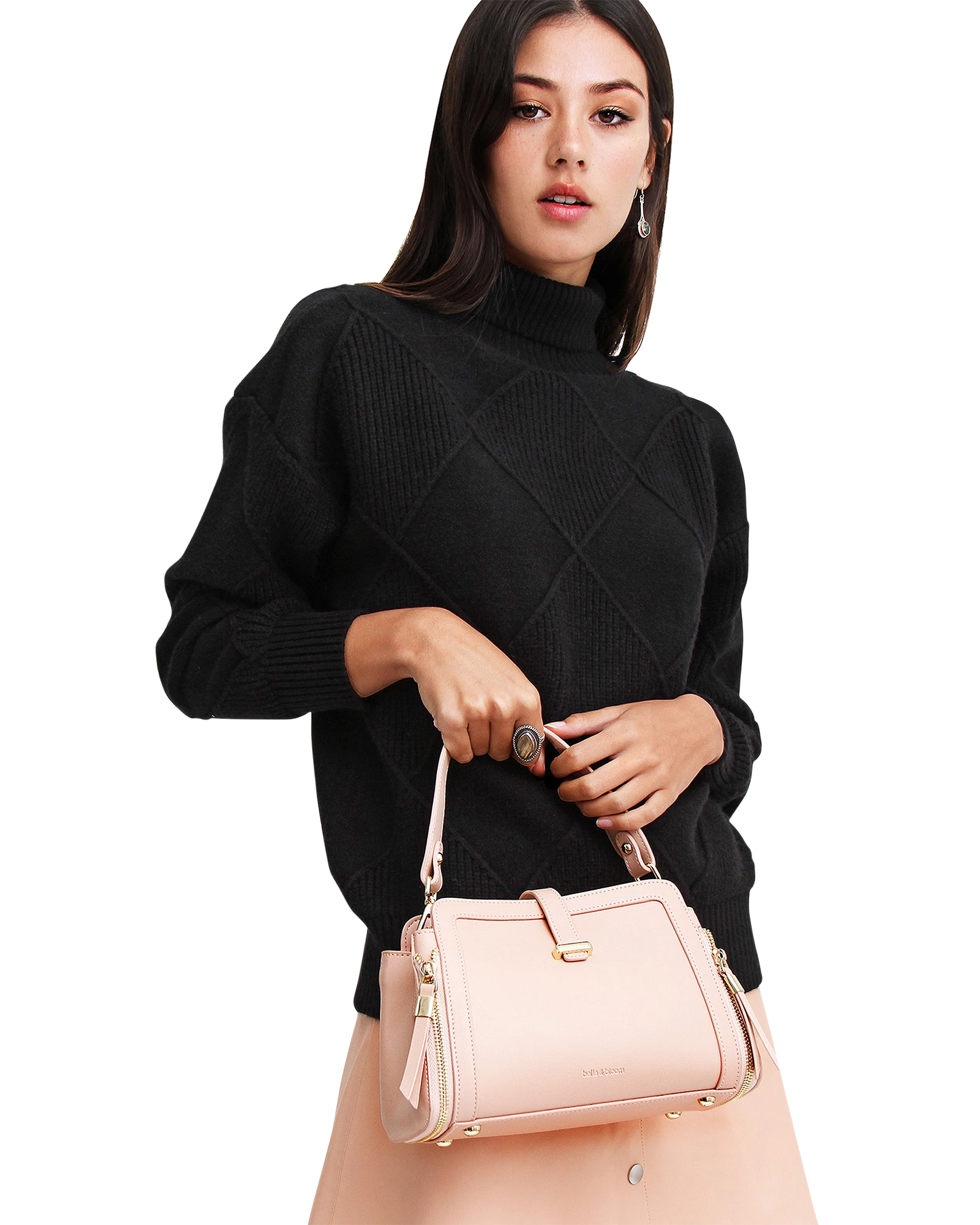 Belle & Bloom Womens The Academy Turtleneck Jumper