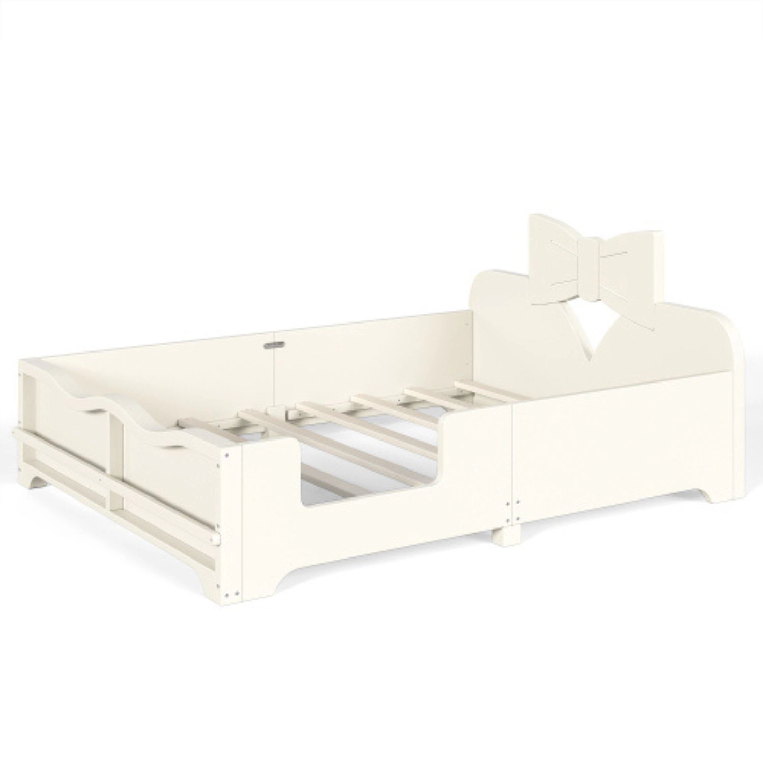GOODSILO Full Wooden Bed Frame