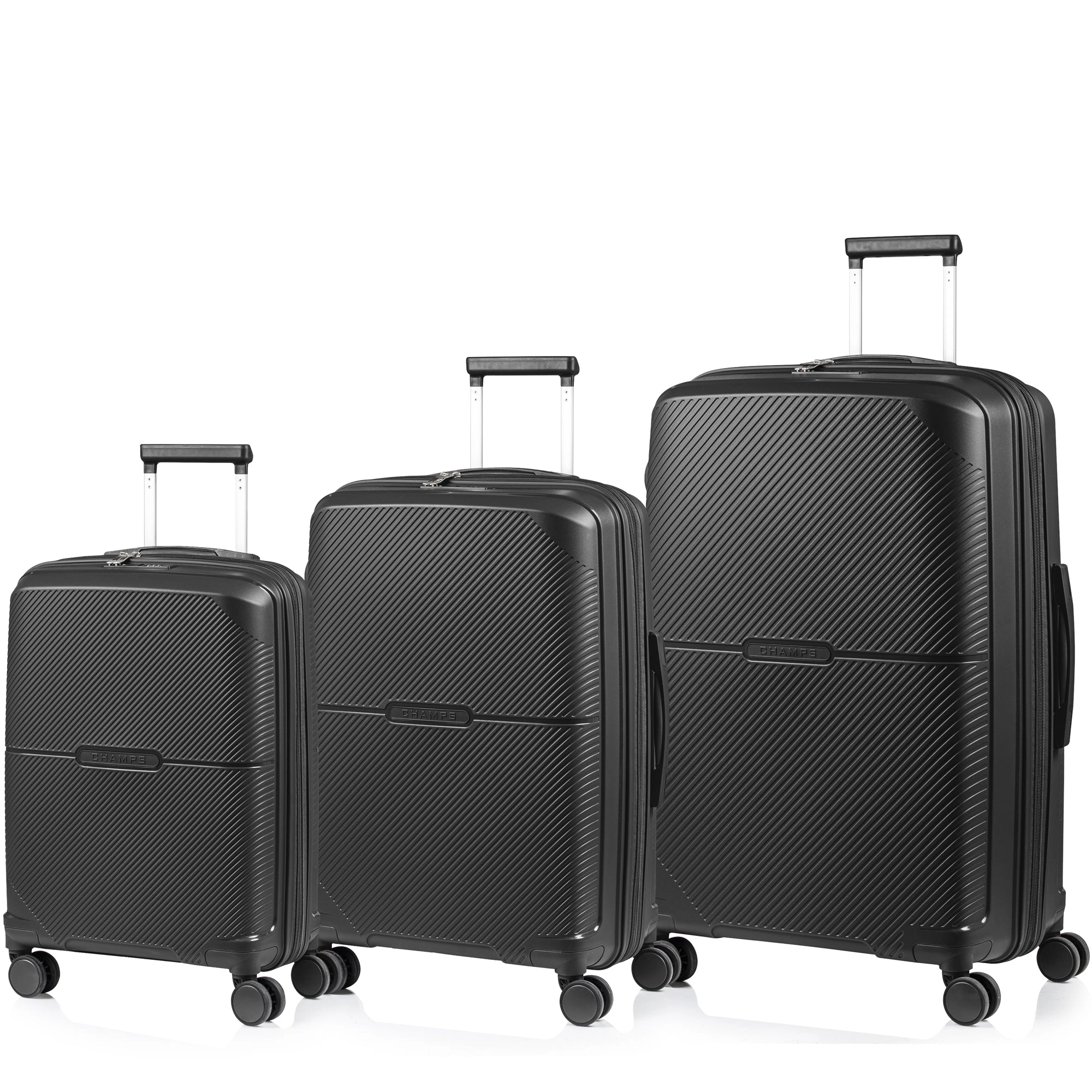 CHAMPS Aura Collection 3-piece Hardside Luggage Set