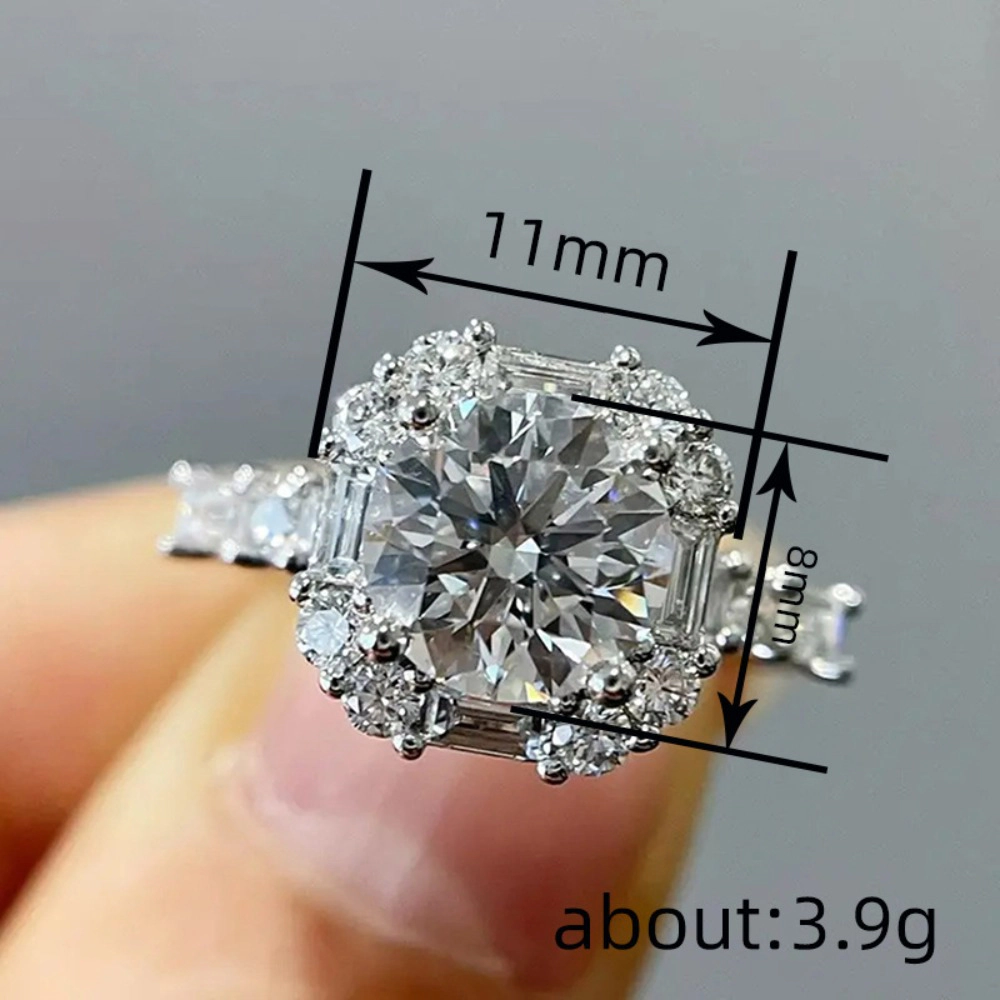 Brilliant Cubic Zirconia Wedding Band Ring for Women