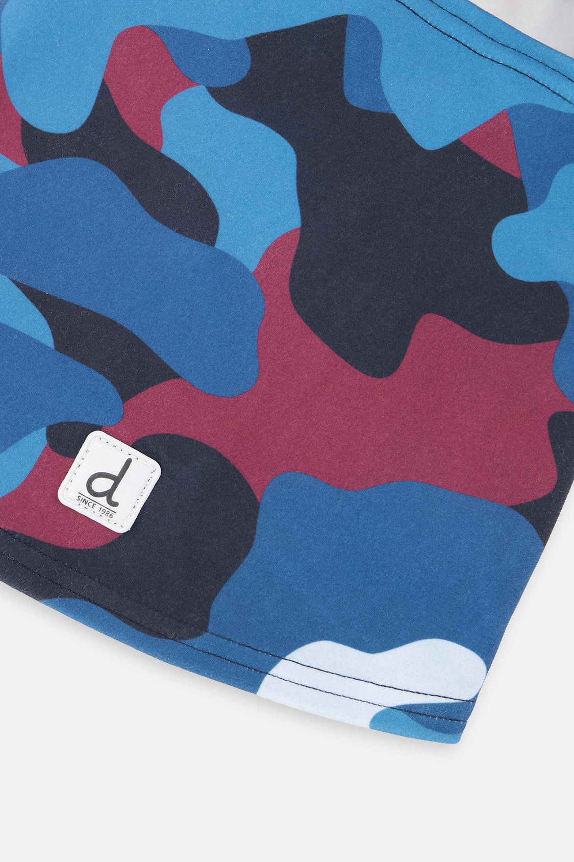 Deux par Boys Brushed Jersey Camouflage Print Balaclava with Reflective Patch